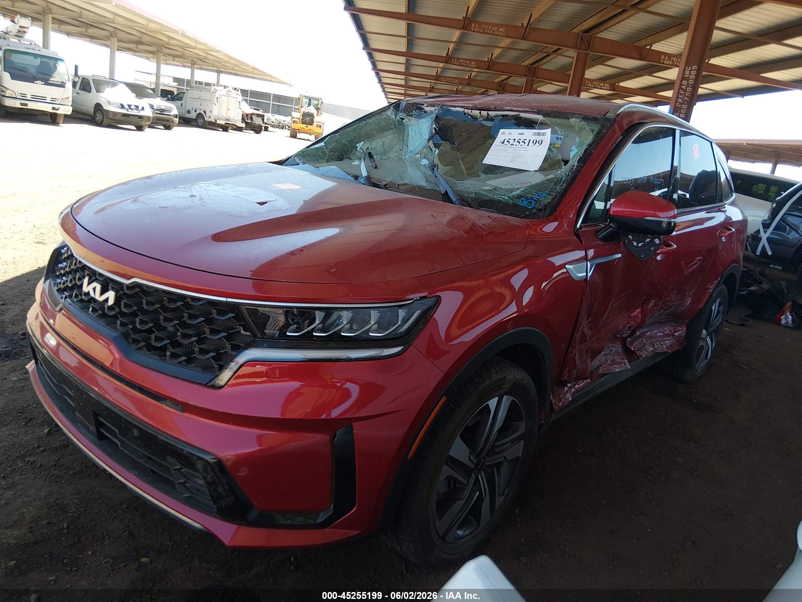 2023 Kia Sorento Hybrid Ex Red vin: KNDRHDLG0P5204262