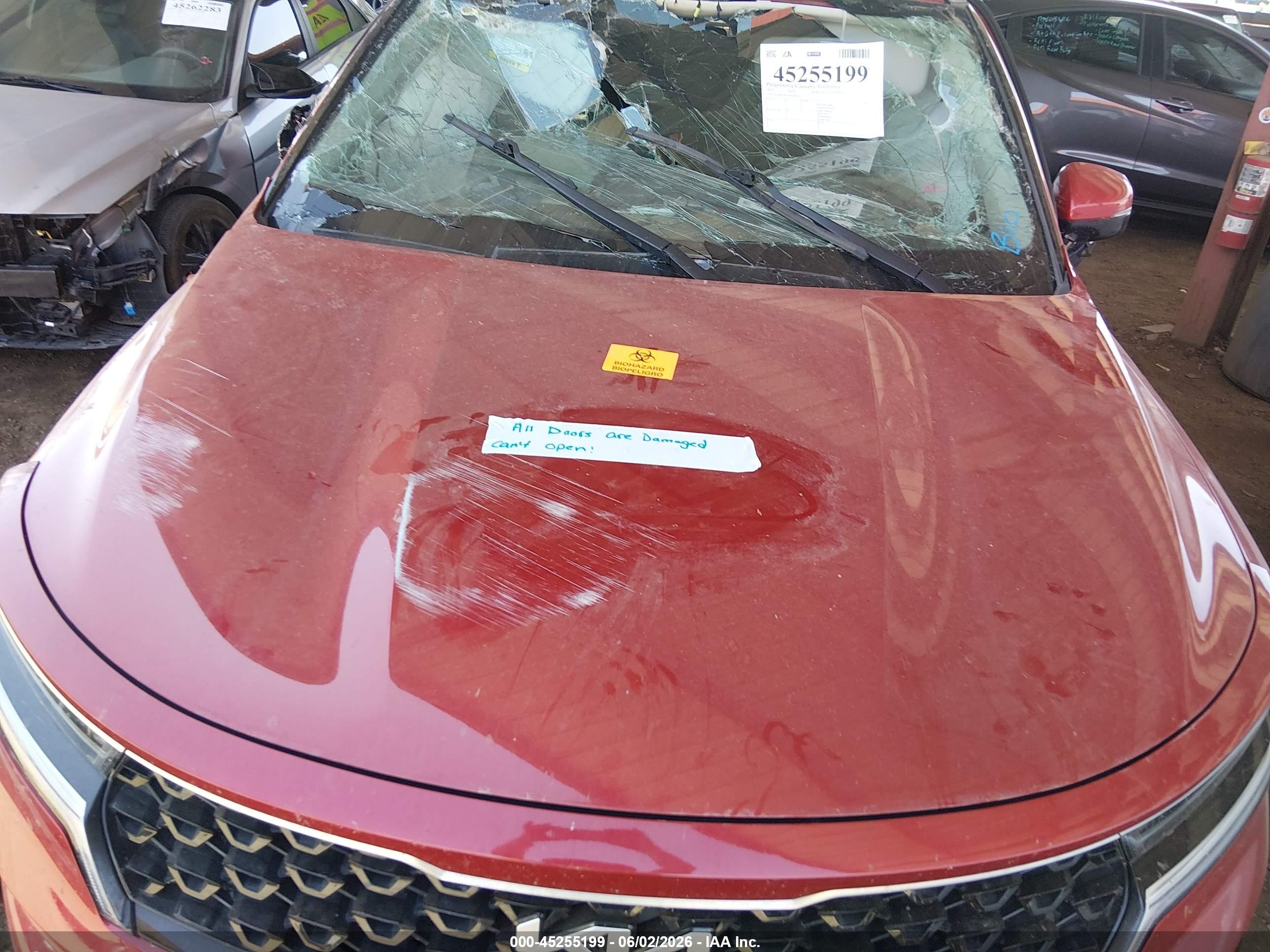 2023 Kia Sorento Hybrid Ex Red vin: KNDRHDLG0P5204262