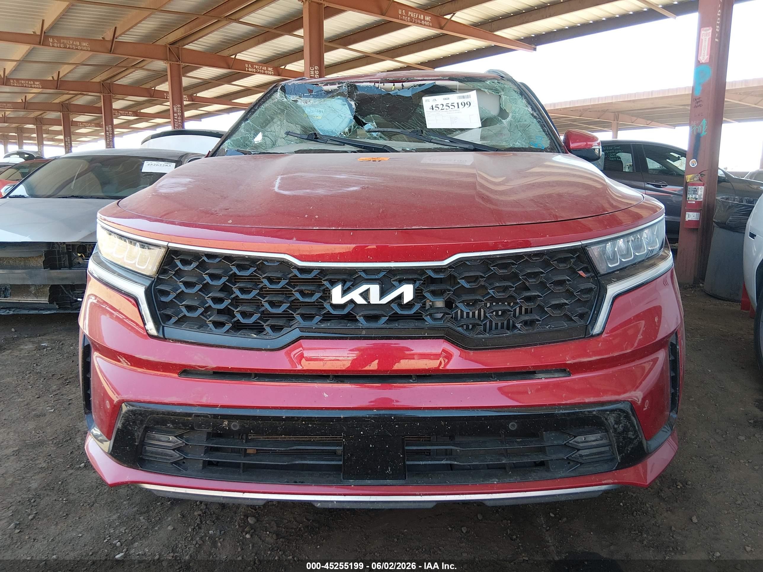 2023 Kia Sorento Hybrid Ex Red vin: KNDRHDLG0P5204262
