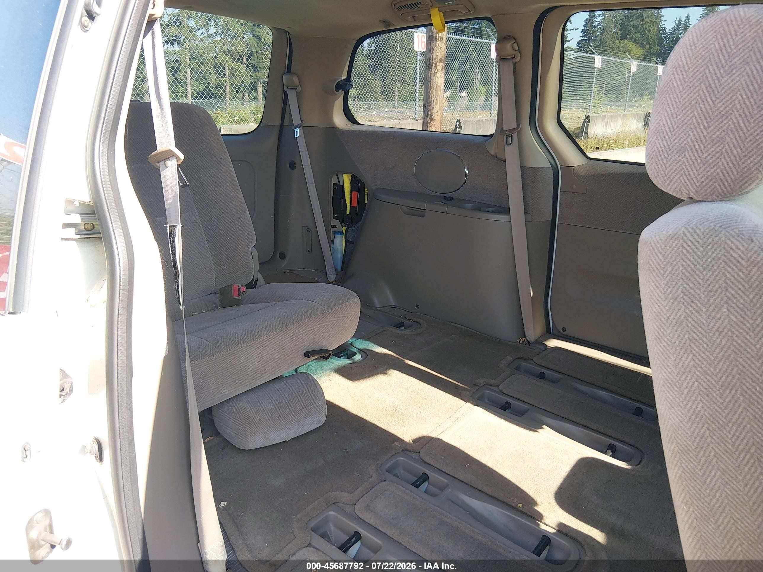 2003 Kia Sedona Ex/lx White vin: KNDUP131036403291