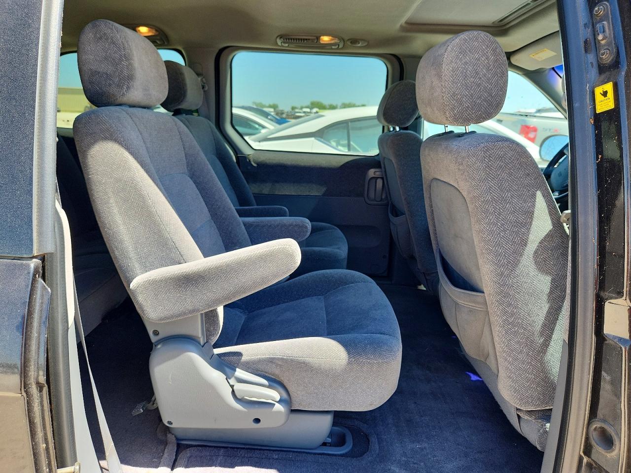 2003 Kia Sedona Lx Black vin: KNDUP131136444609