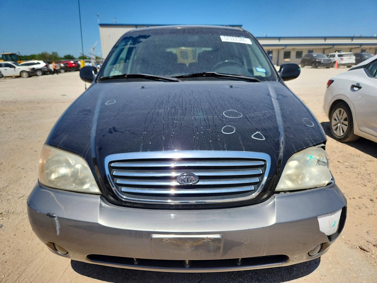 2003 Kia Sedona Lx Black vin: KNDUP131136444609