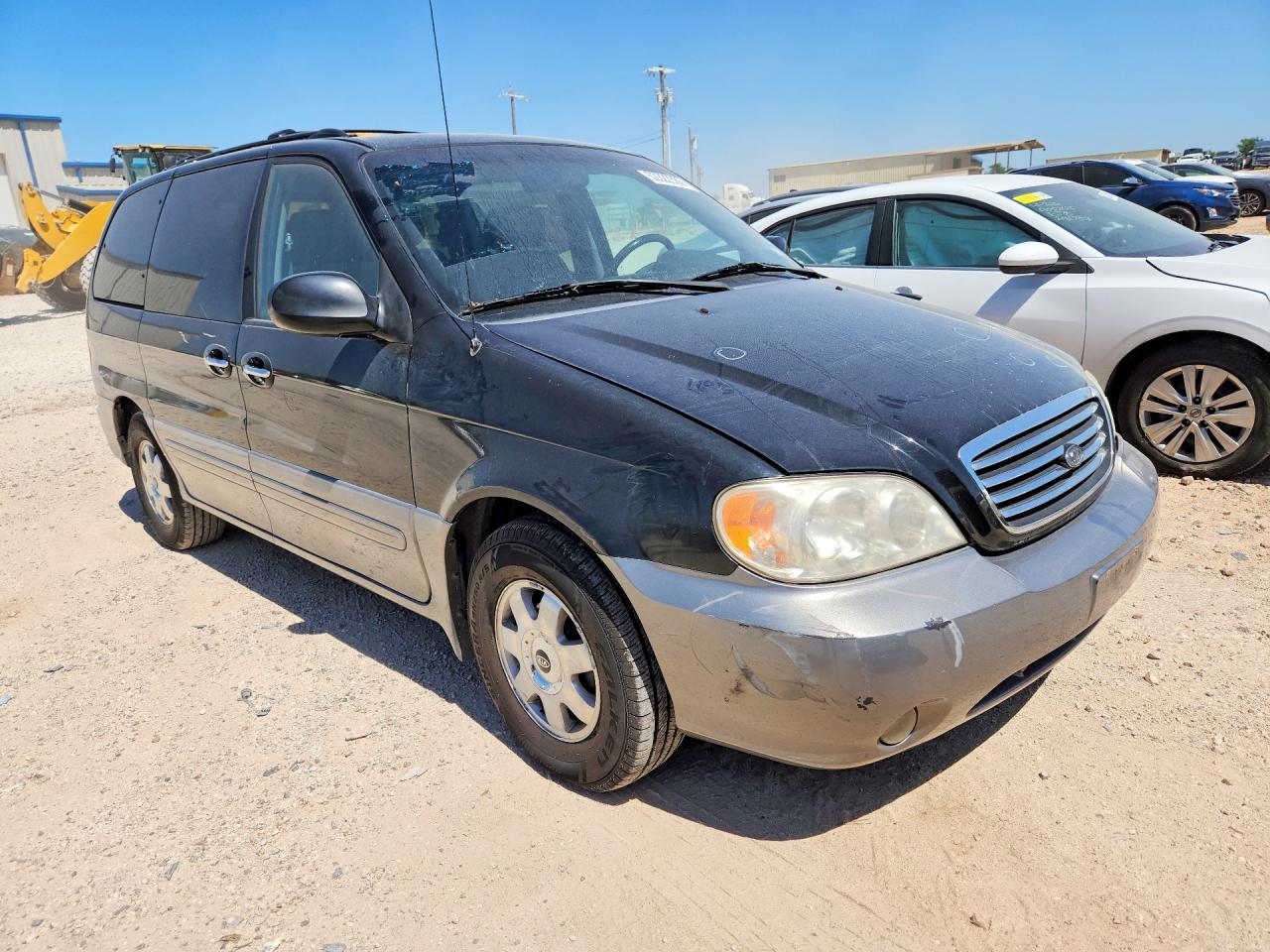 2003 Kia Sedona Lx Black vin: KNDUP131136444609