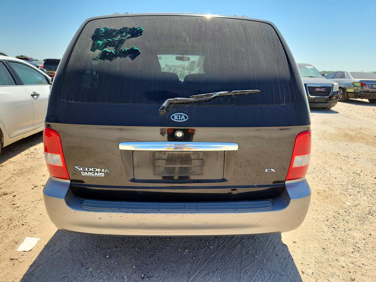 2003 Kia Sedona Lx Black vin: KNDUP131136444609