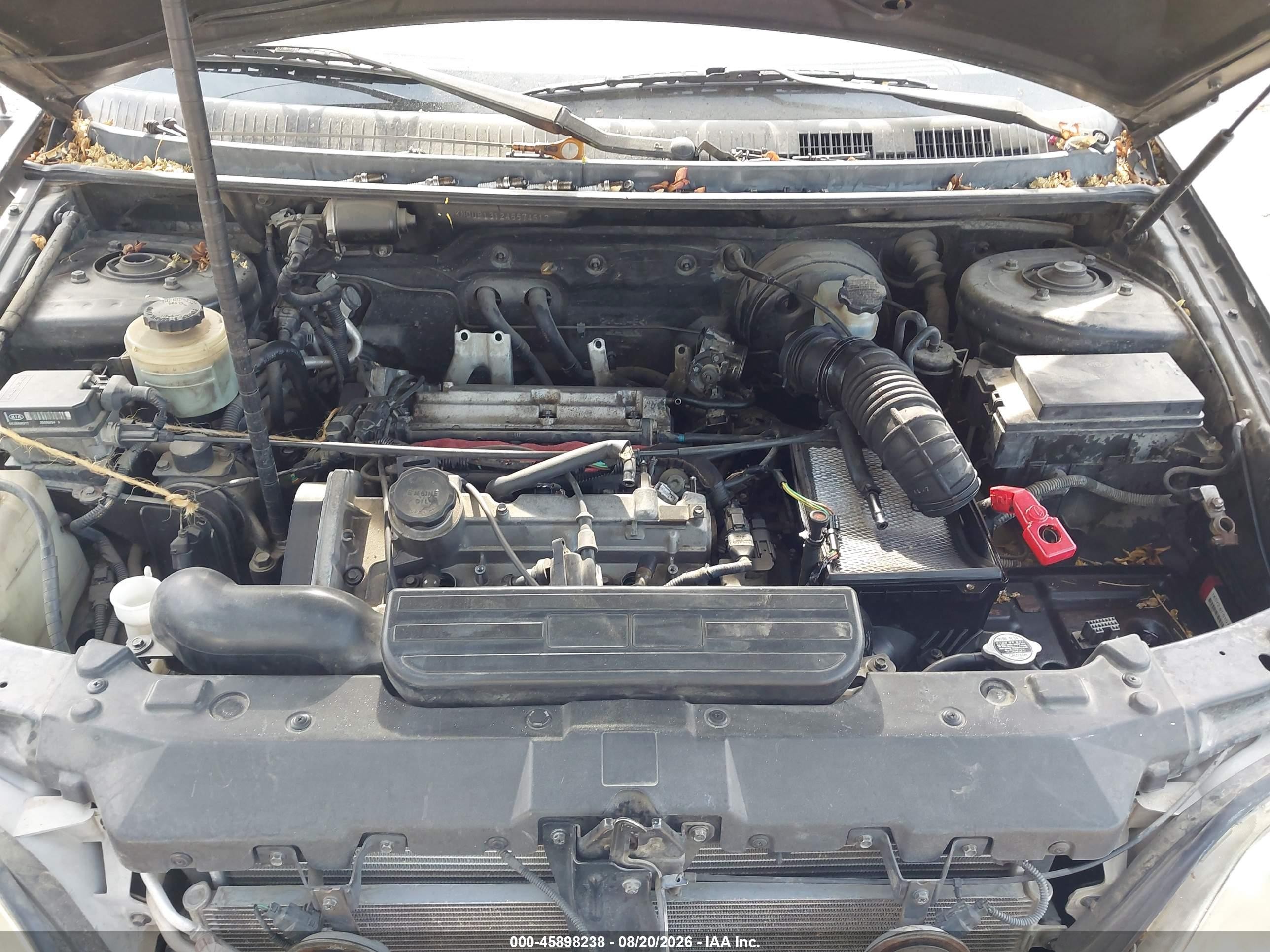2004 Kia Sedona Ex/lx Black vin: KNDUP131246574612
