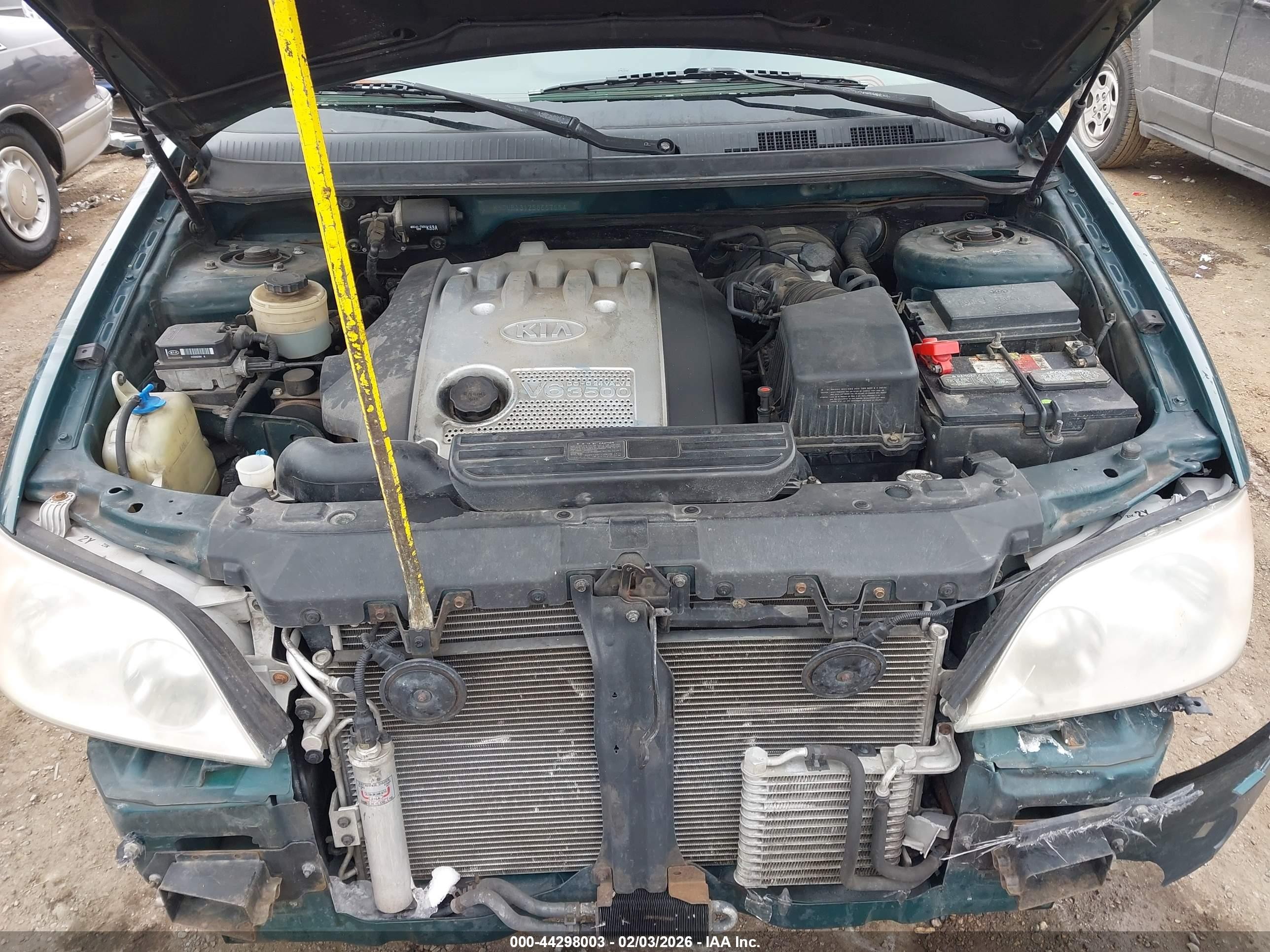 2005 Kia Sedona Ex/lx Green vin: KNDUP131256667664