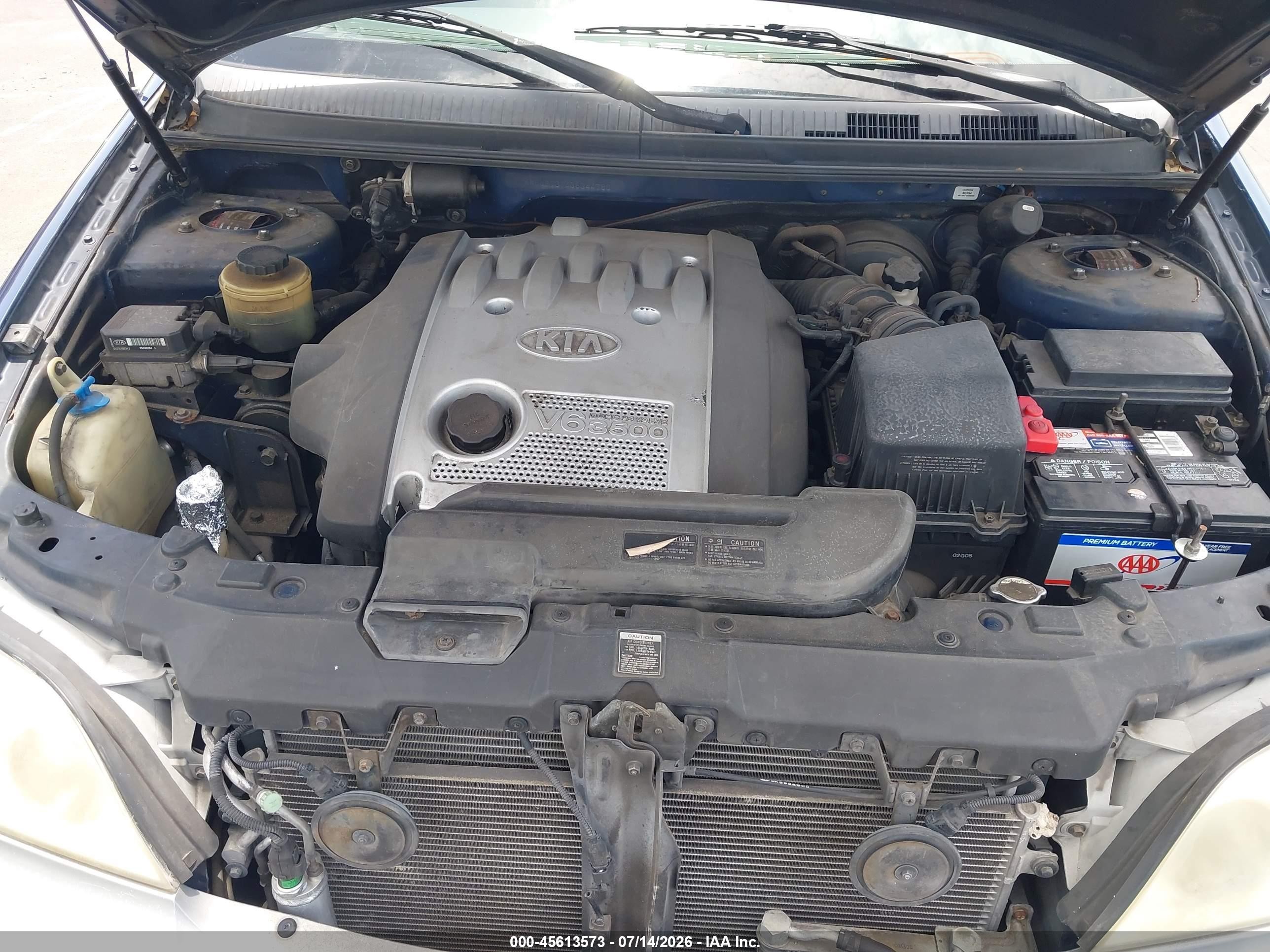2003 Kia Sedona Ex/lx Синий vin: KNDUP131436344780