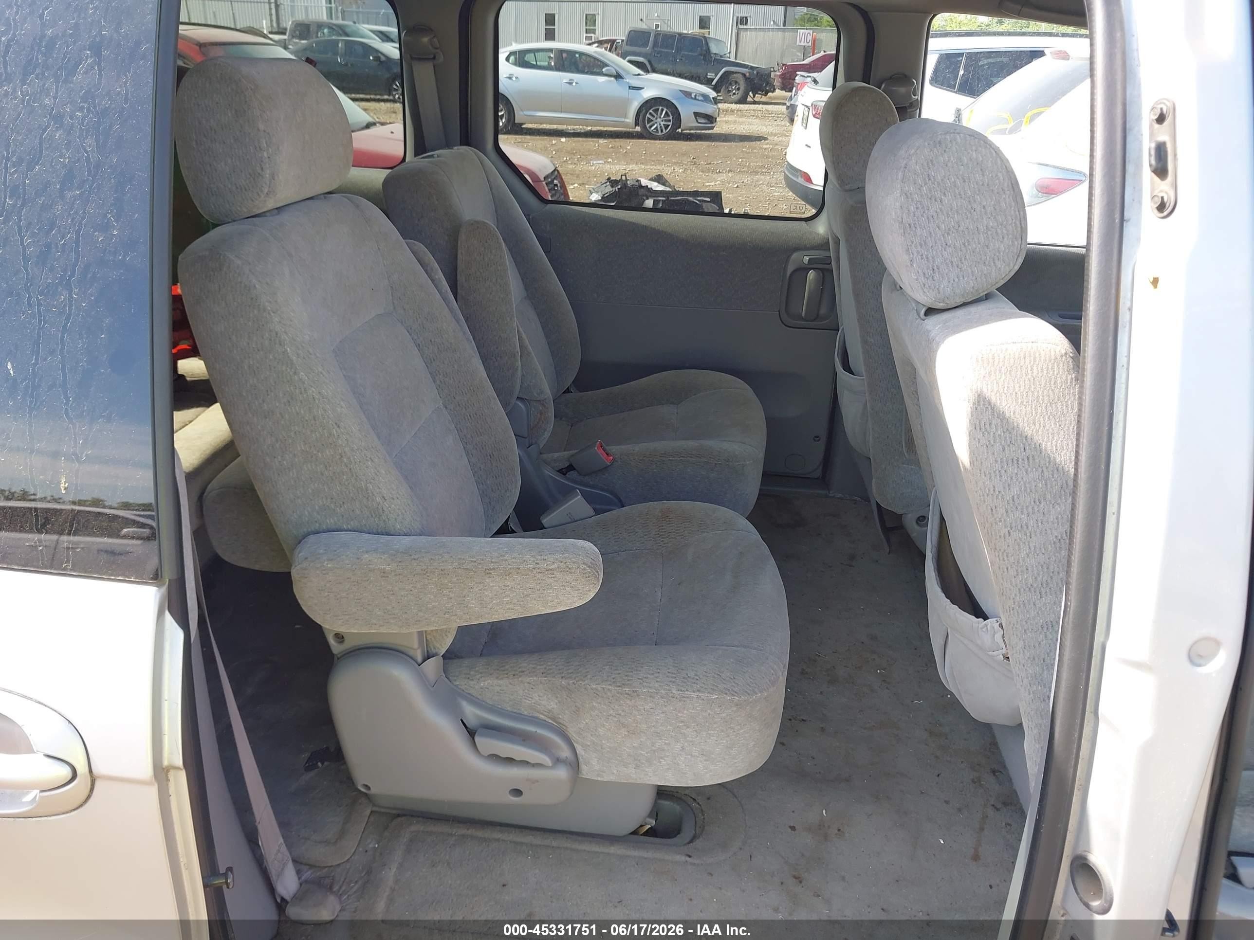 2005 Kia Sedona Ex/lx Silver vin: KNDUP131456651188