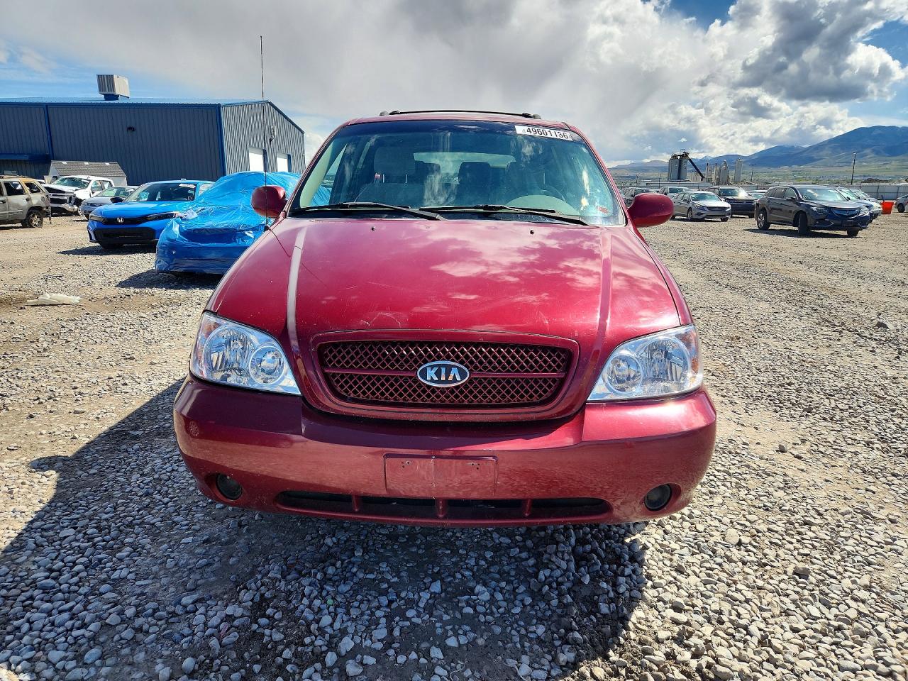 2004 Kia Sedona Lx Red vin: KNDUP131546570831