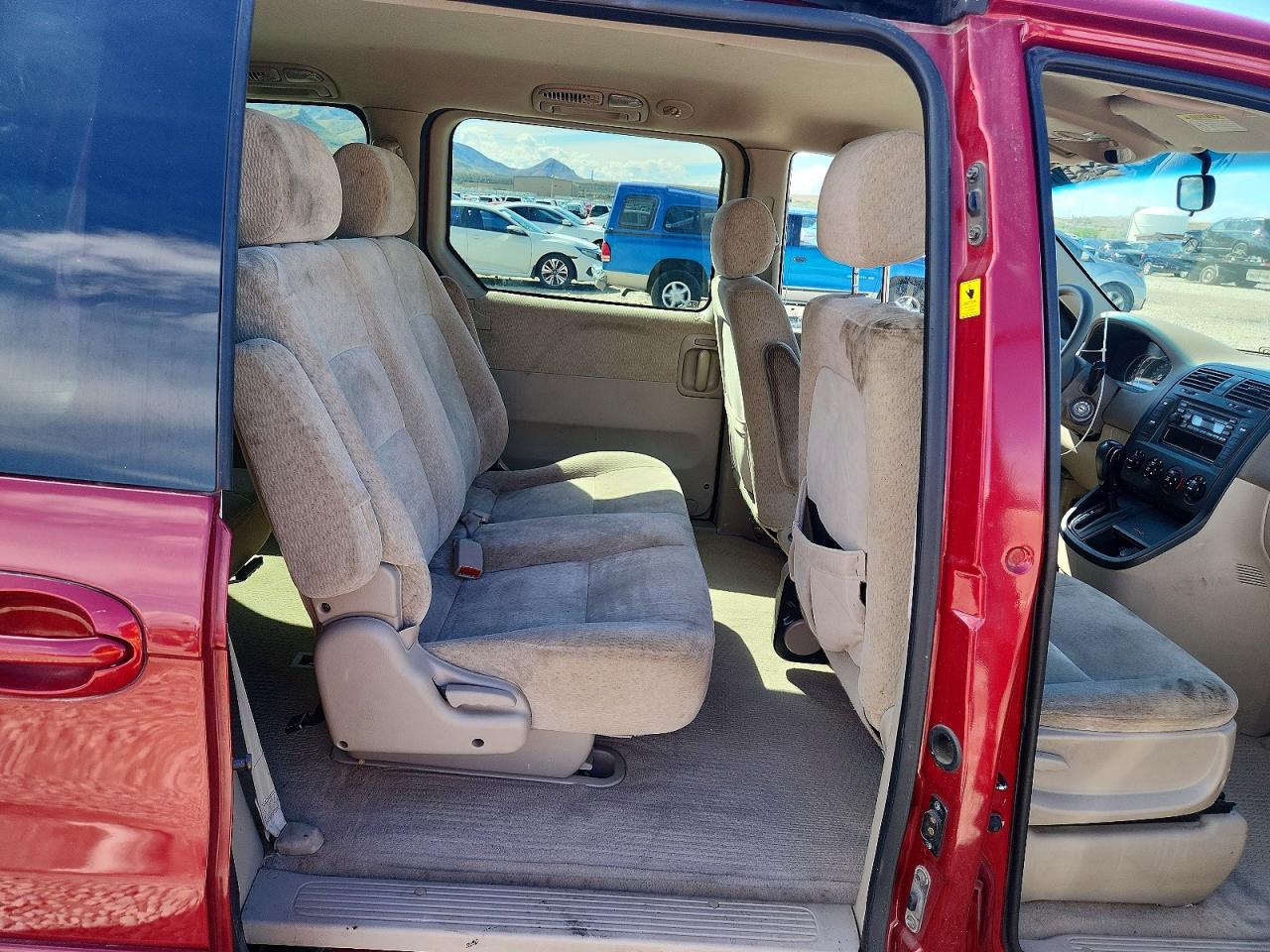 2004 Kia Sedona Lx Red vin: KNDUP131546570831