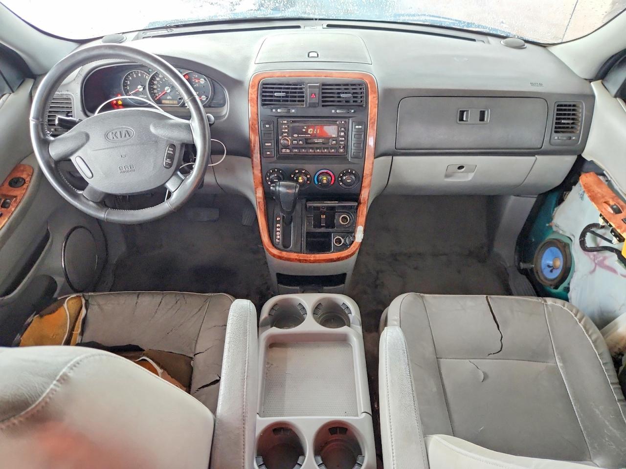 2004 Kia Sedona Lx Green vin: KNDUP131546595390