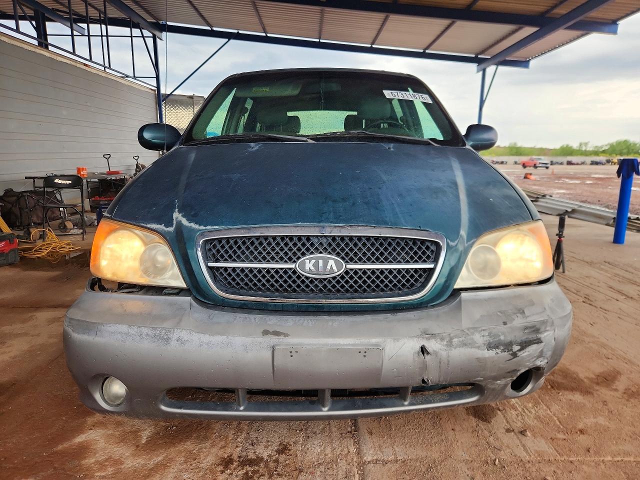 2004 Kia Sedona Lx Green vin: KNDUP131546595390