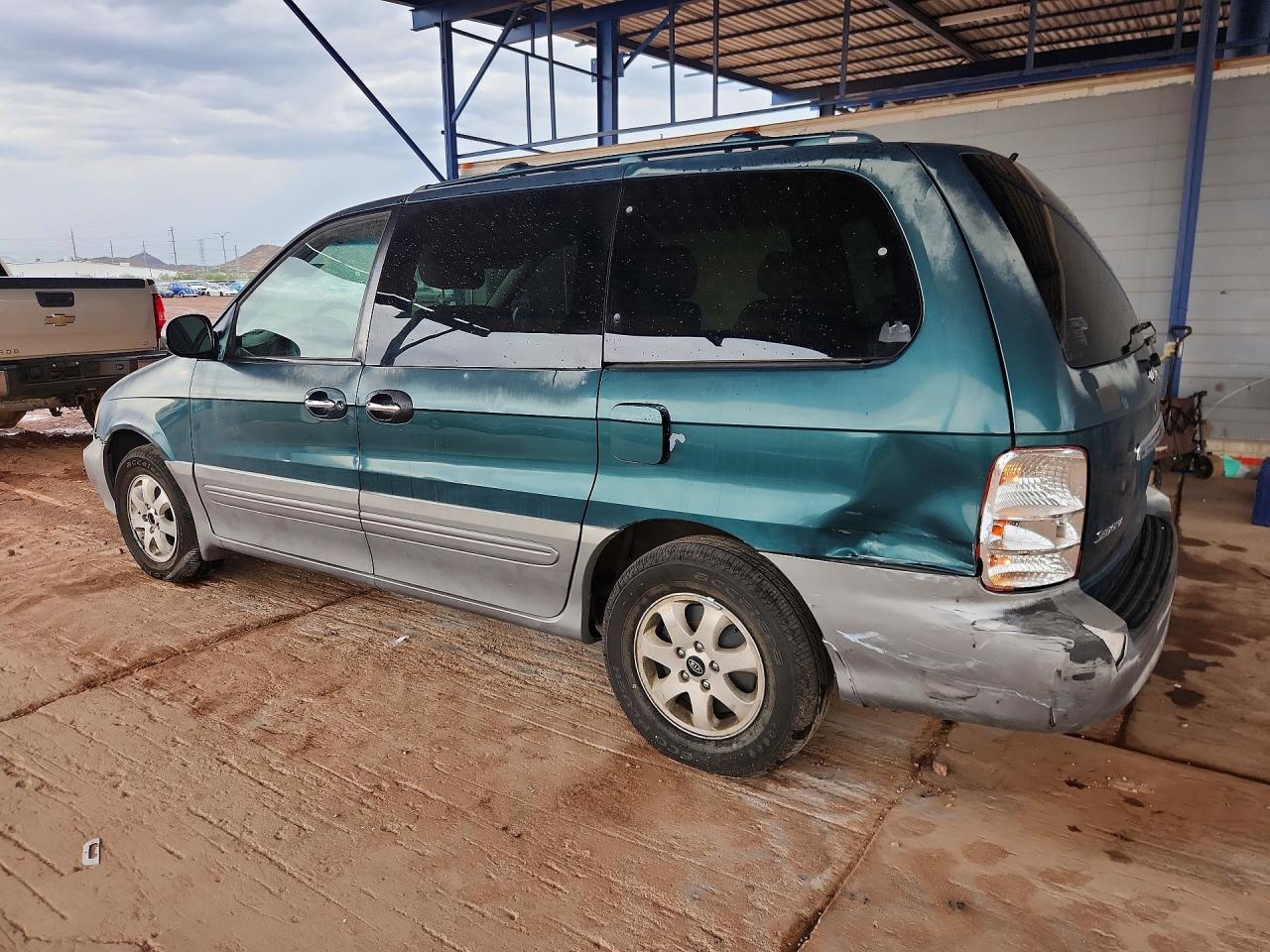 2004 Kia Sedona Lx Green vin: KNDUP131546595390