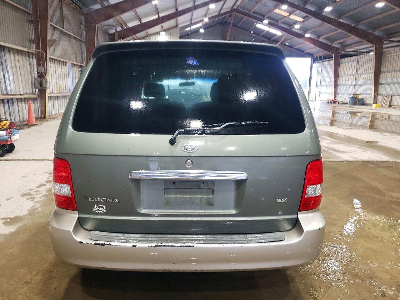 2003 Kia Sedona Lx Gray vin: KNDUP131636490338