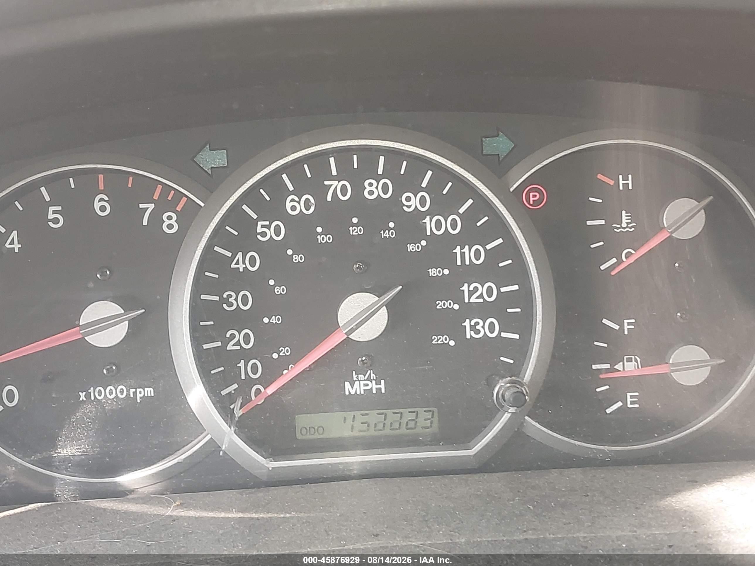 2004 Kia Sedona Ex/lx Silver vin: KNDUP131646505194