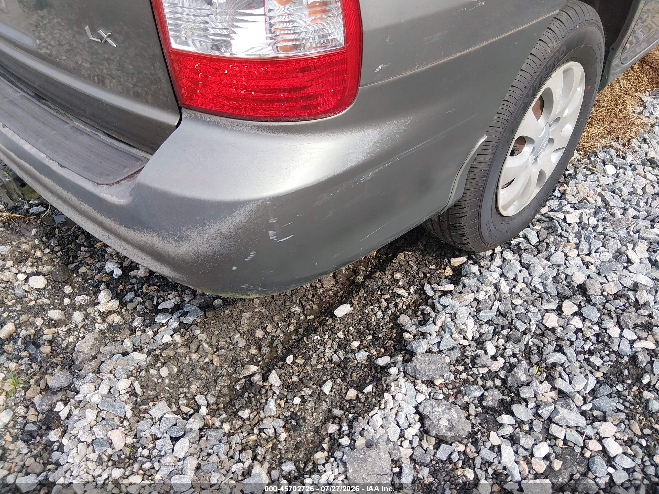 2005 Kia Sedona Ex/lx Gray vin: KNDUP131756666249