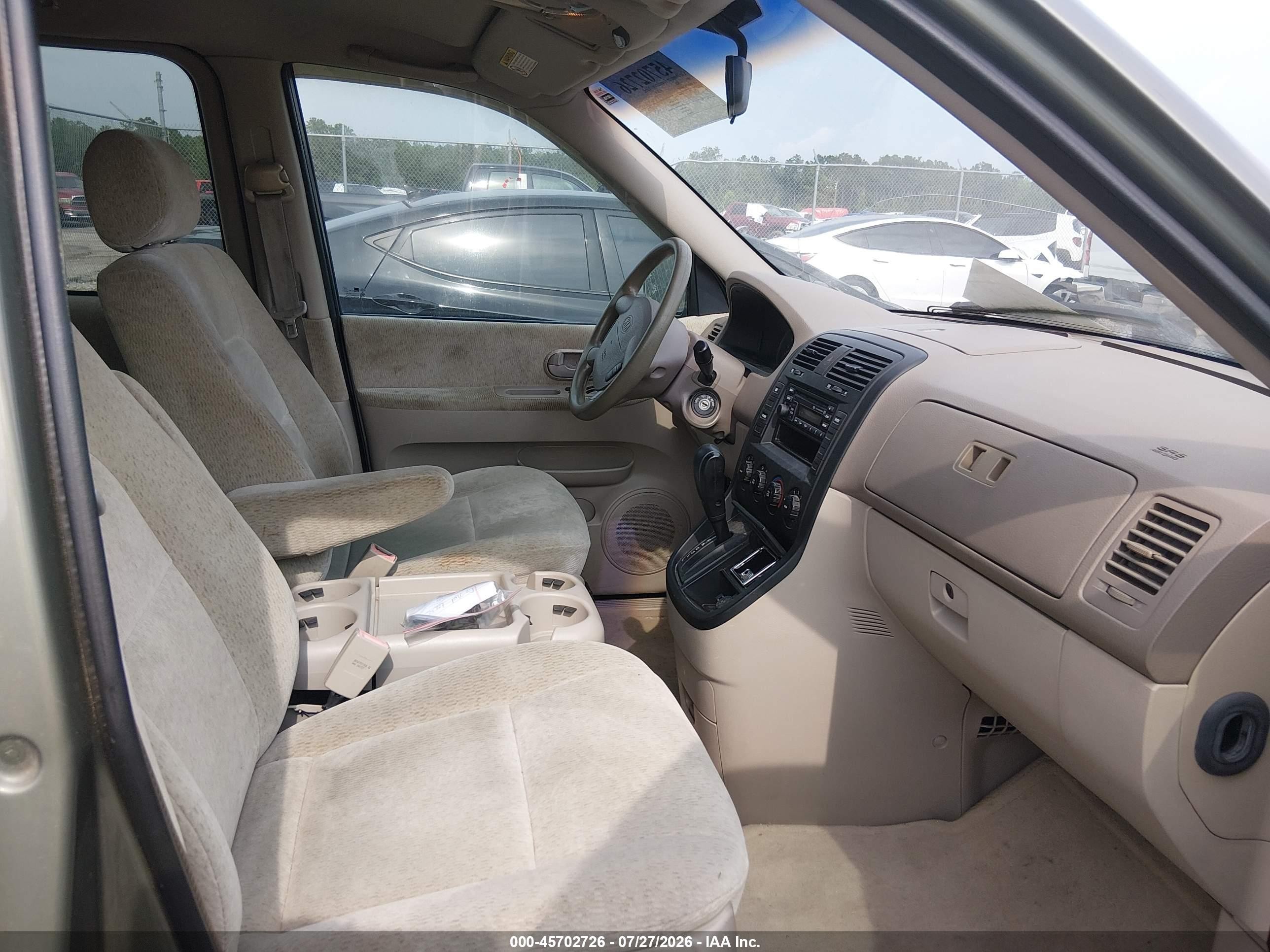 2005 Kia Sedona Ex/lx Gray vin: KNDUP131756666249