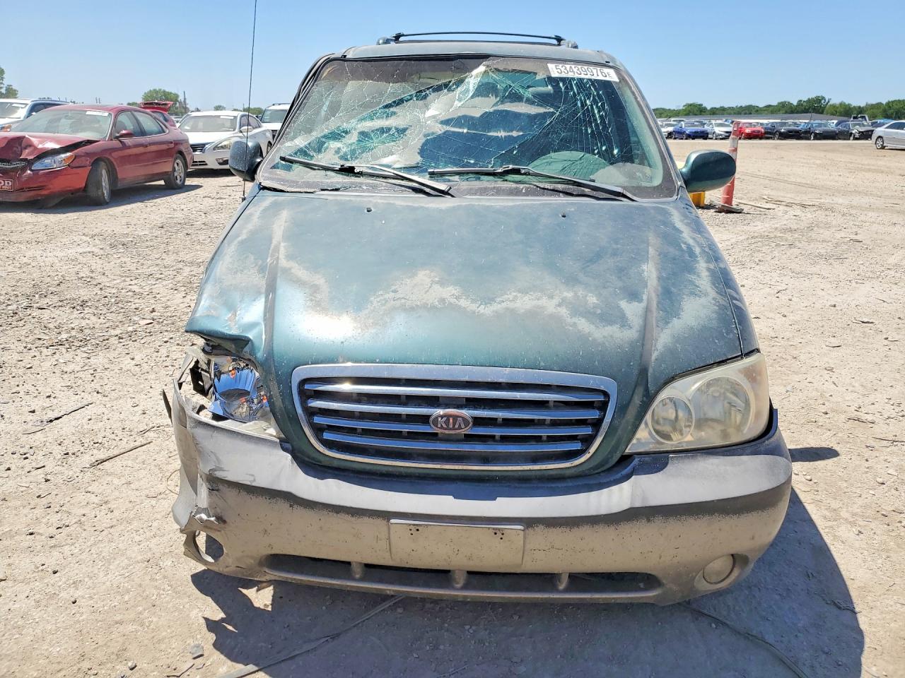 2003 Kia Sedona Lx Зеленый vin: KNDUP131836467479