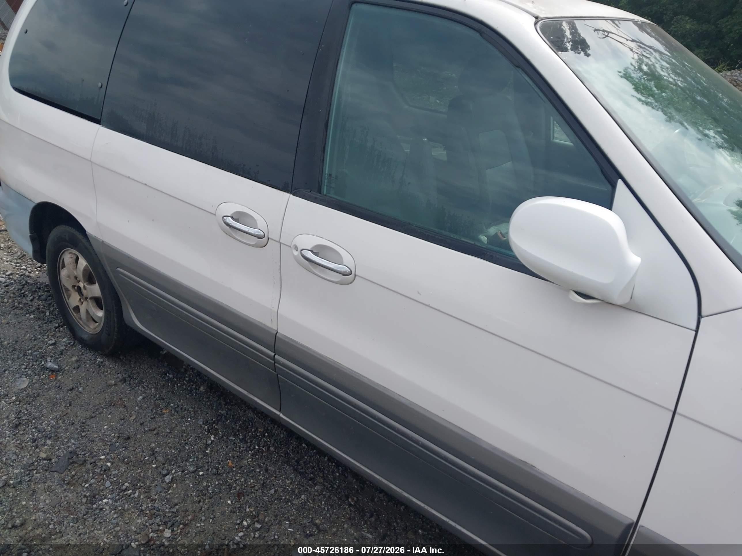 2005 Kia Sedona Ex/lx White vin: KNDUP131856635642