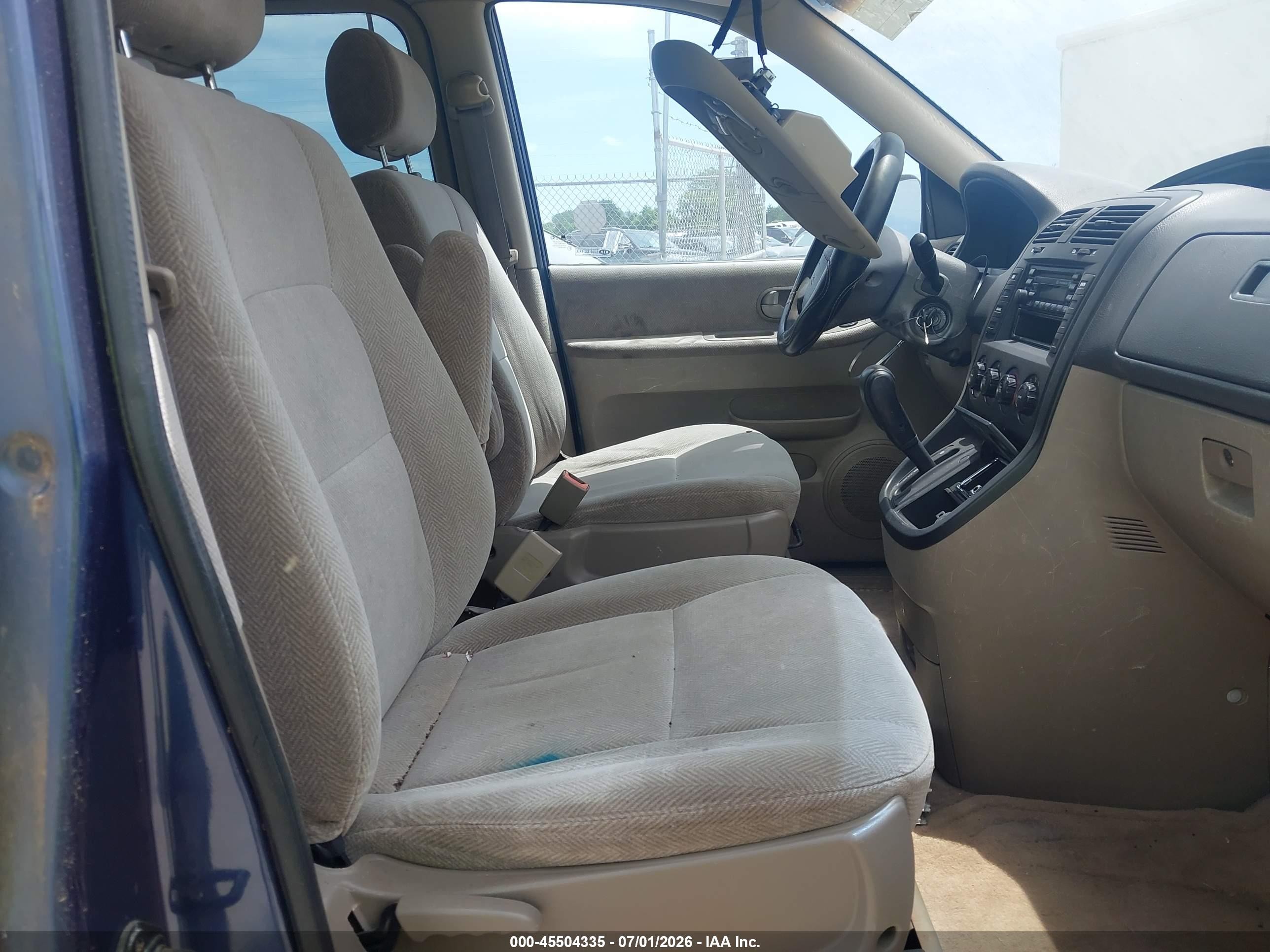 2003 Kia Sedona Ex/lx Blue vin: KNDUP131X36433835