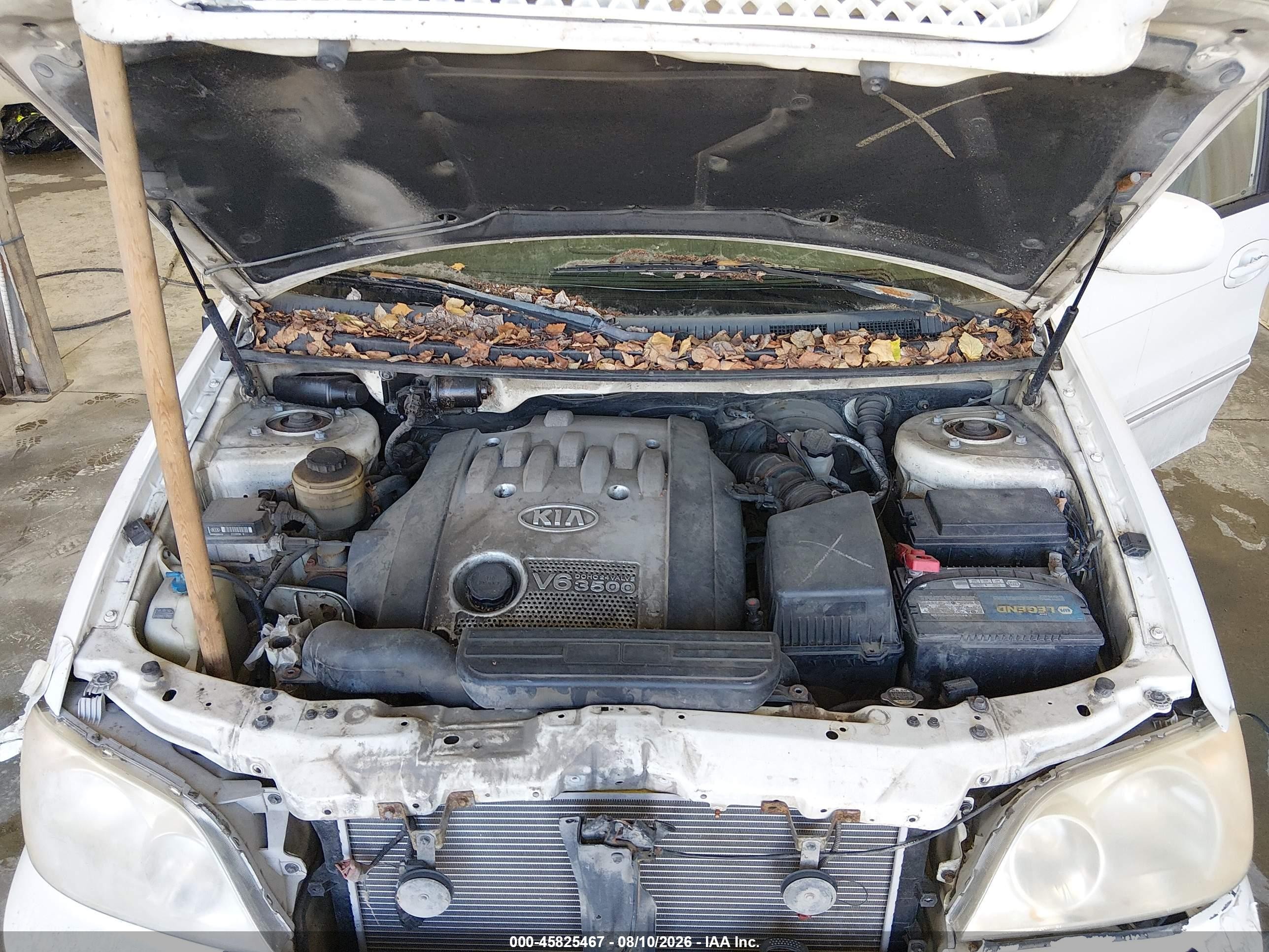 2005 Kia Sedona Ex/lx Белый vin: KNDUP132156729676