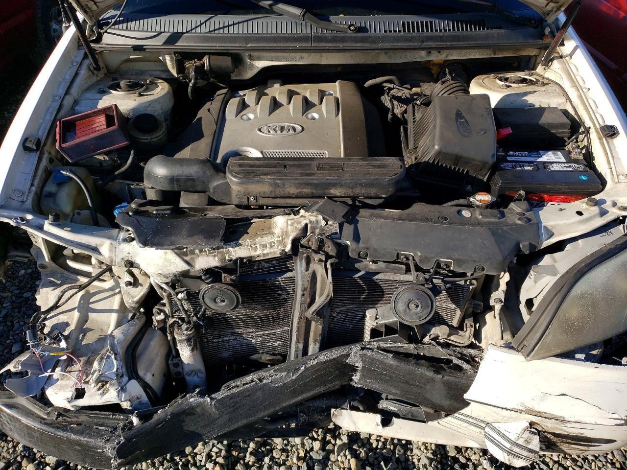 2005 Kia Sedona Lx White vin: KNDUP132156770339