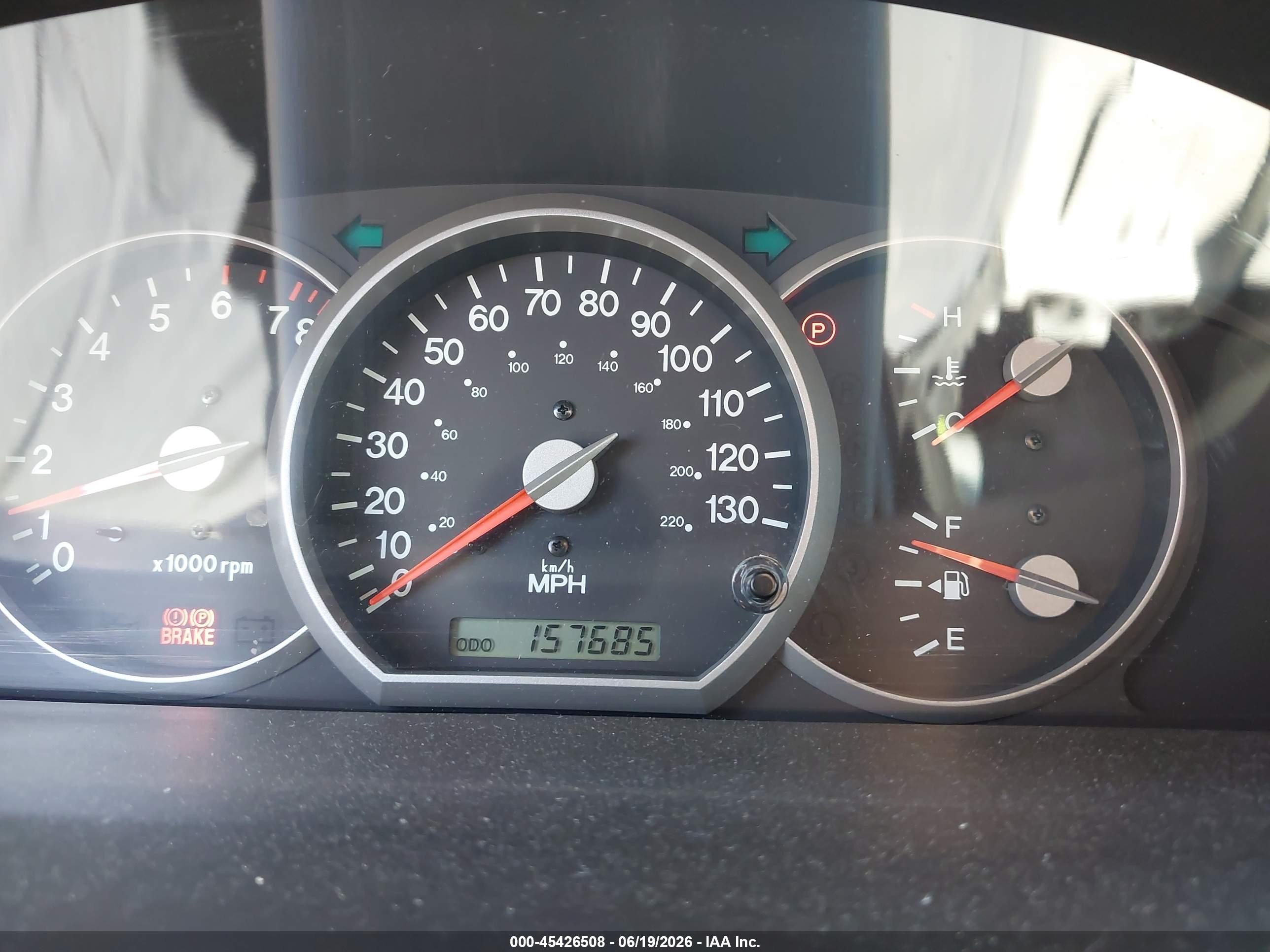 2005 Kia Sedona Ex/lx Red vin: KNDUP132456690520