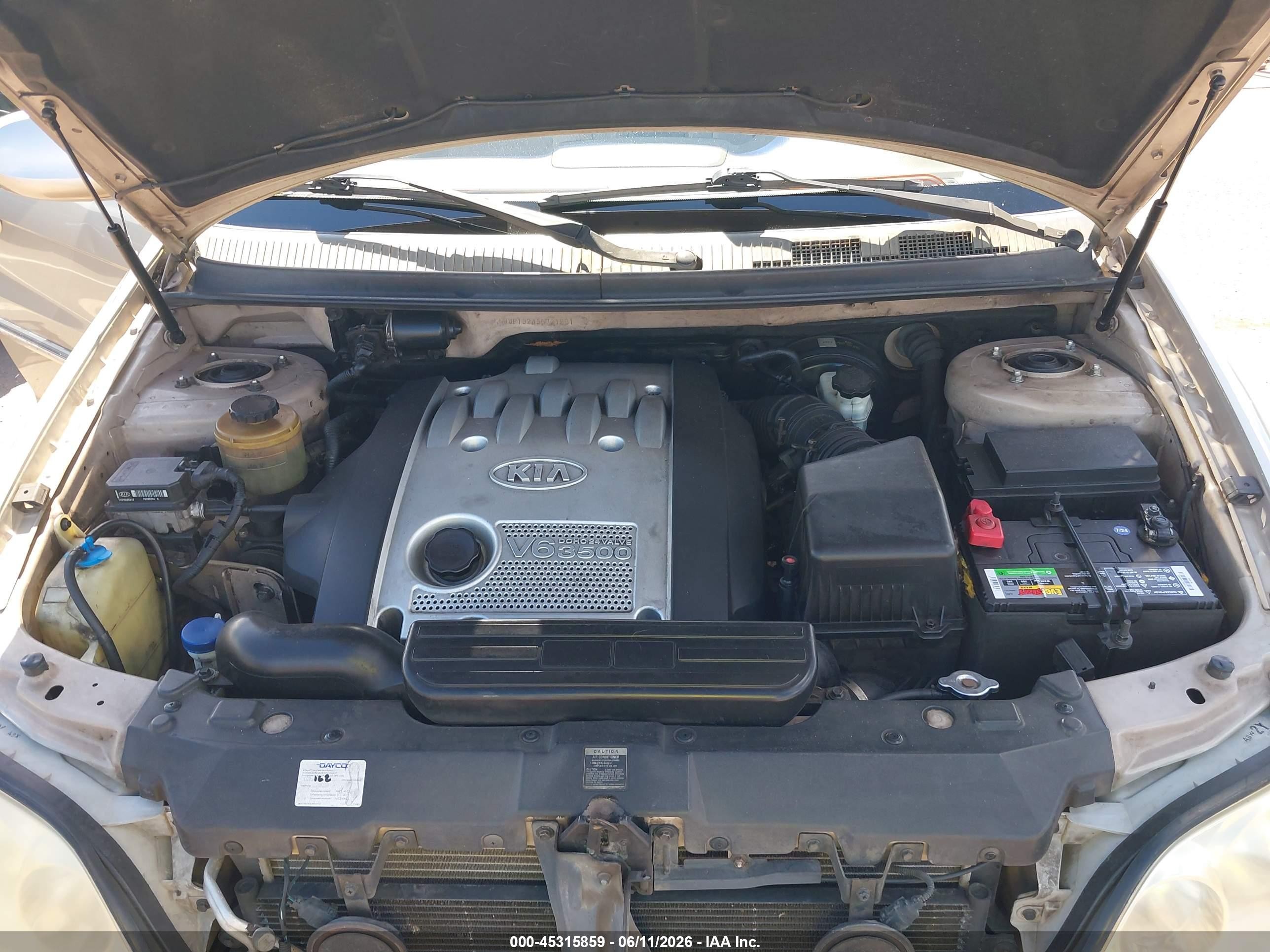 2005 Kia Sedona Ex/lx Brown vin: KNDUP132456721281