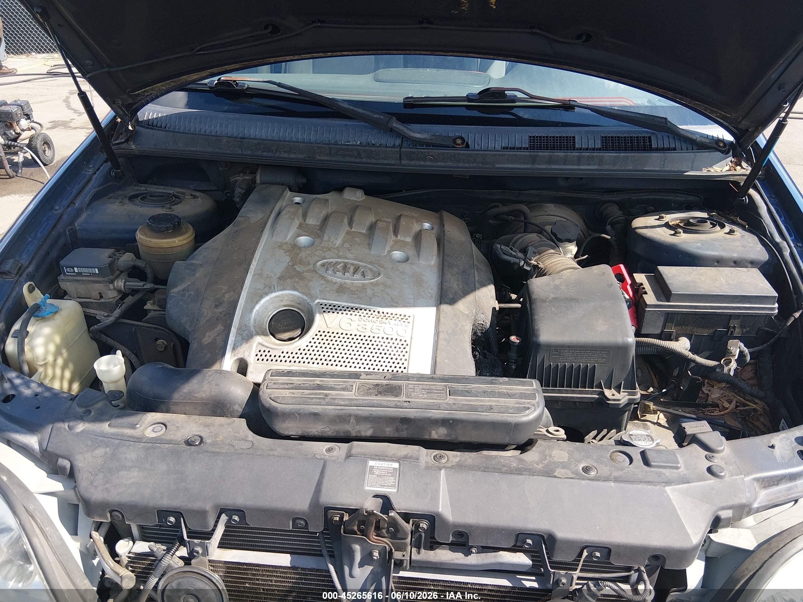 2005 Kia Sedona Ex/lx Blue vin: KNDUP132856684753