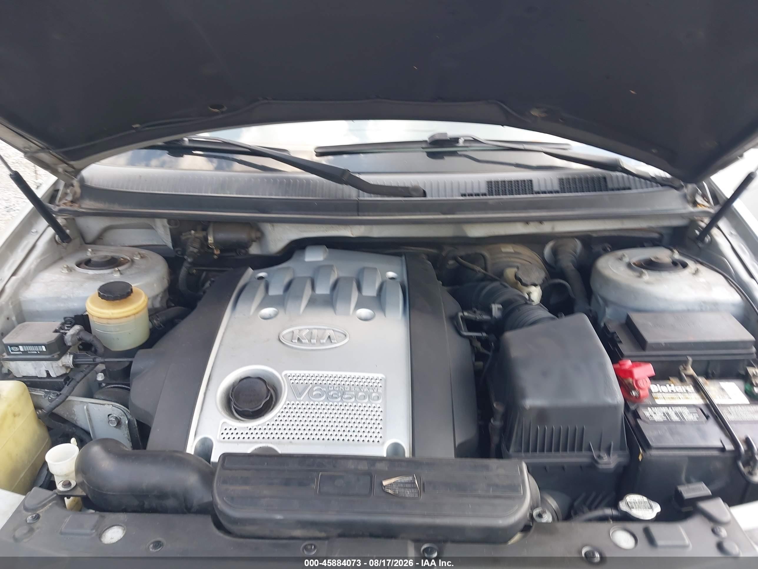 2005 Kia Sedona Ex/lx Silver vin: KNDUP132856726953