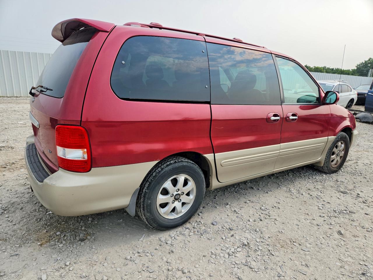 2005 Kia Sedona Lx Красный vin: KNDUP132956673020