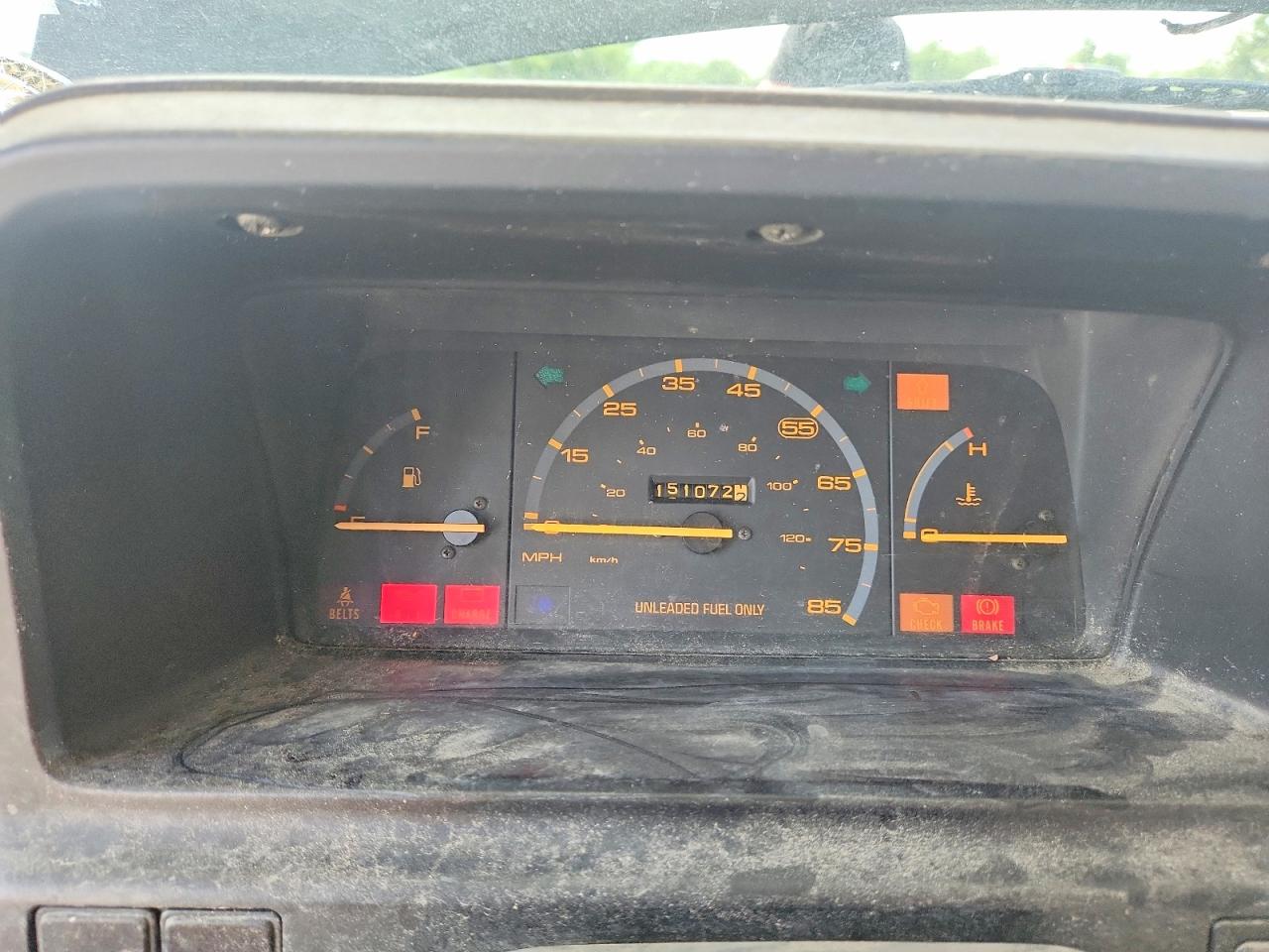 1988 Ford Festiva L Black vin: KNJBT06K8J6197083
