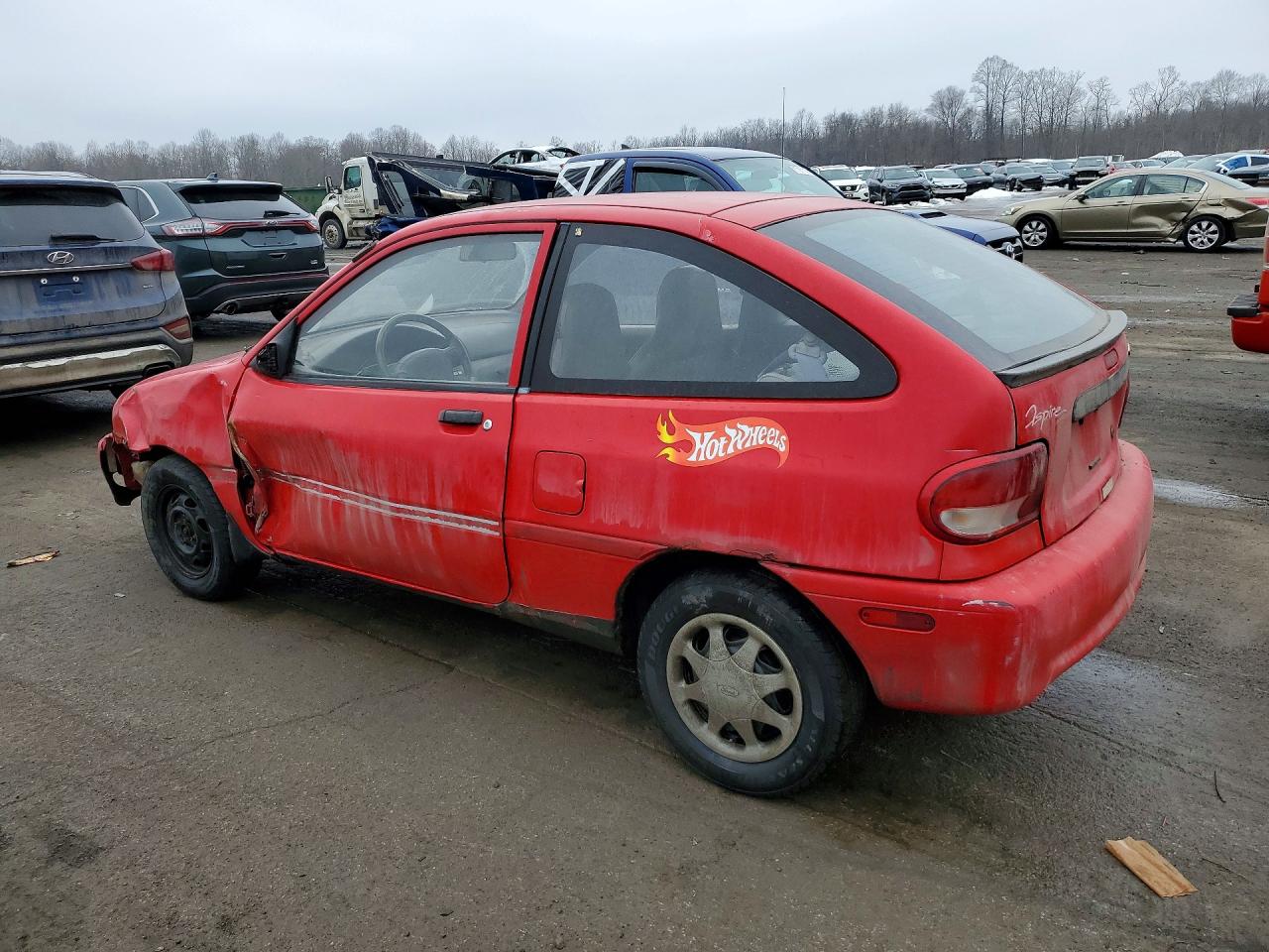 1997 Ford Aspire Красный vin: KNJLT05H0V6228374