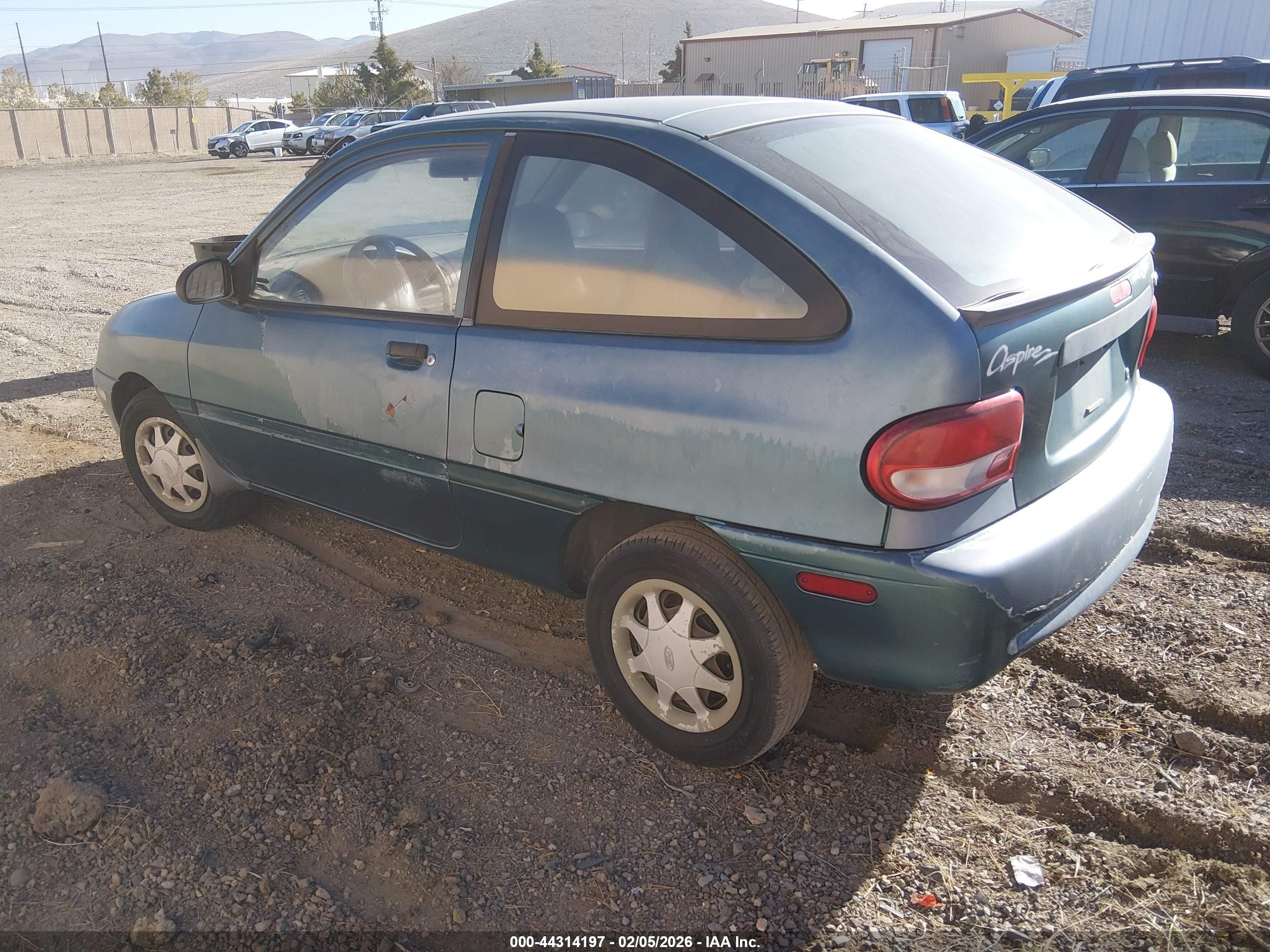 1997 Ford Aspire   Зеленый vin: KNJLT05H2V6200494