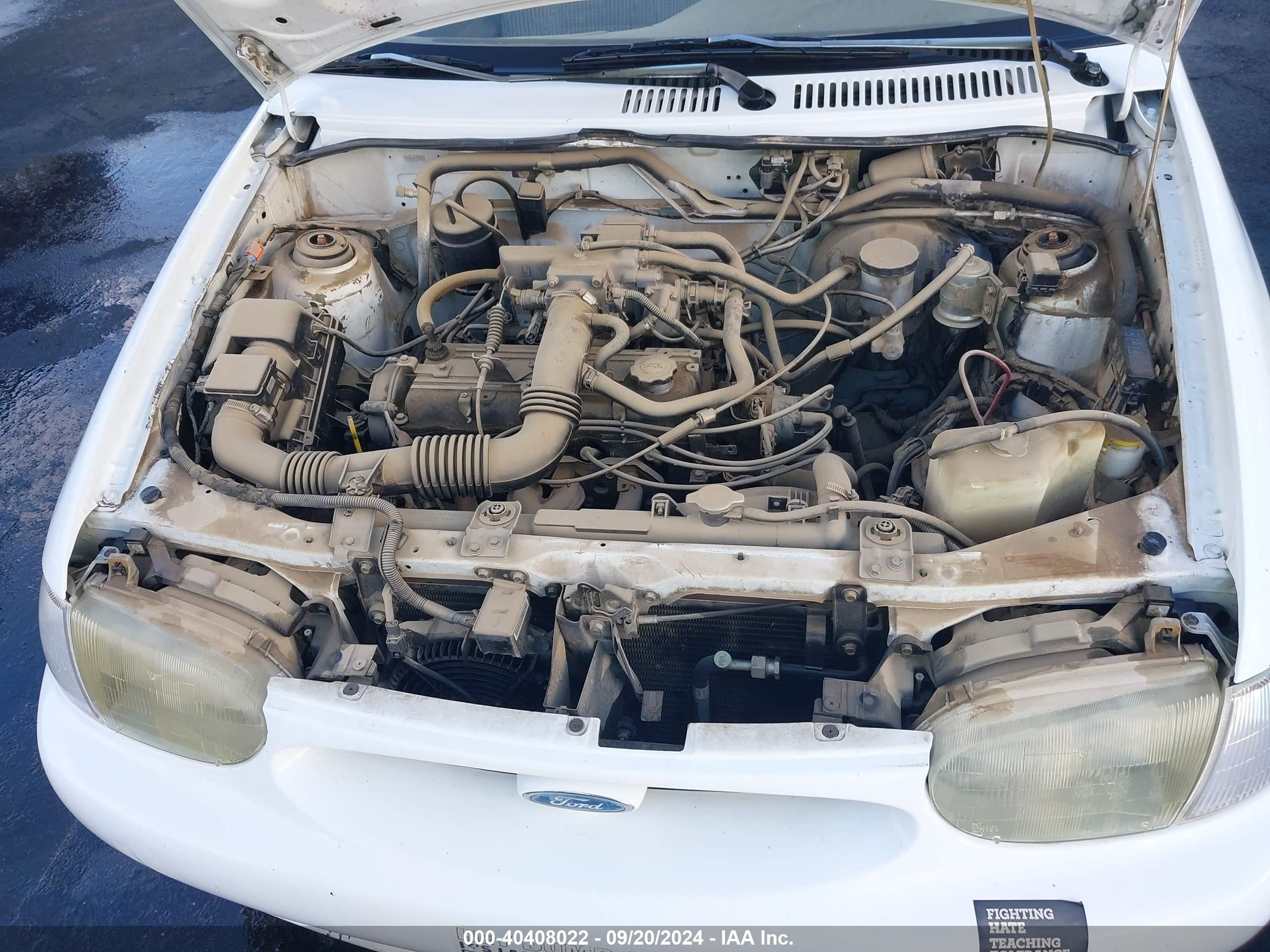 1997 Ford Aspire   Белый vin: KNJLT05H5V6232310