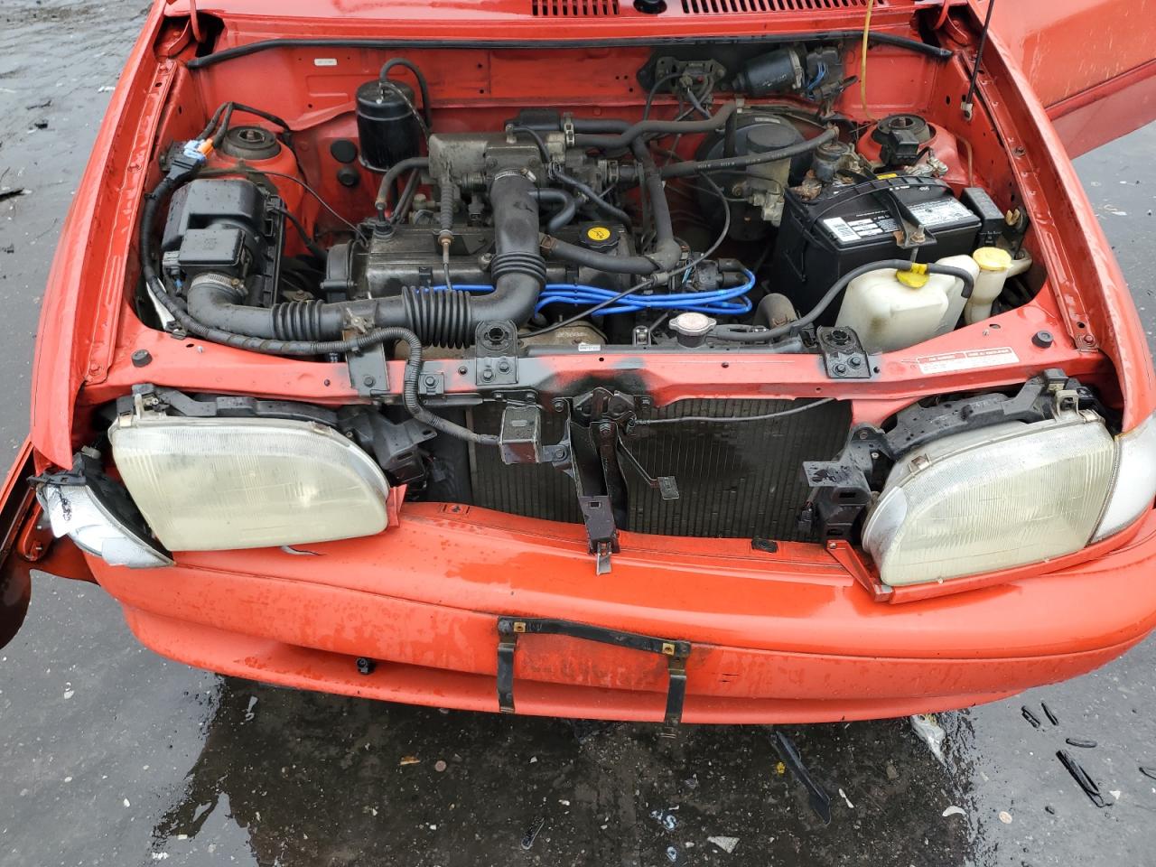 1994 Ford Aspire  Red vin: KNJLT05HXR6137229
