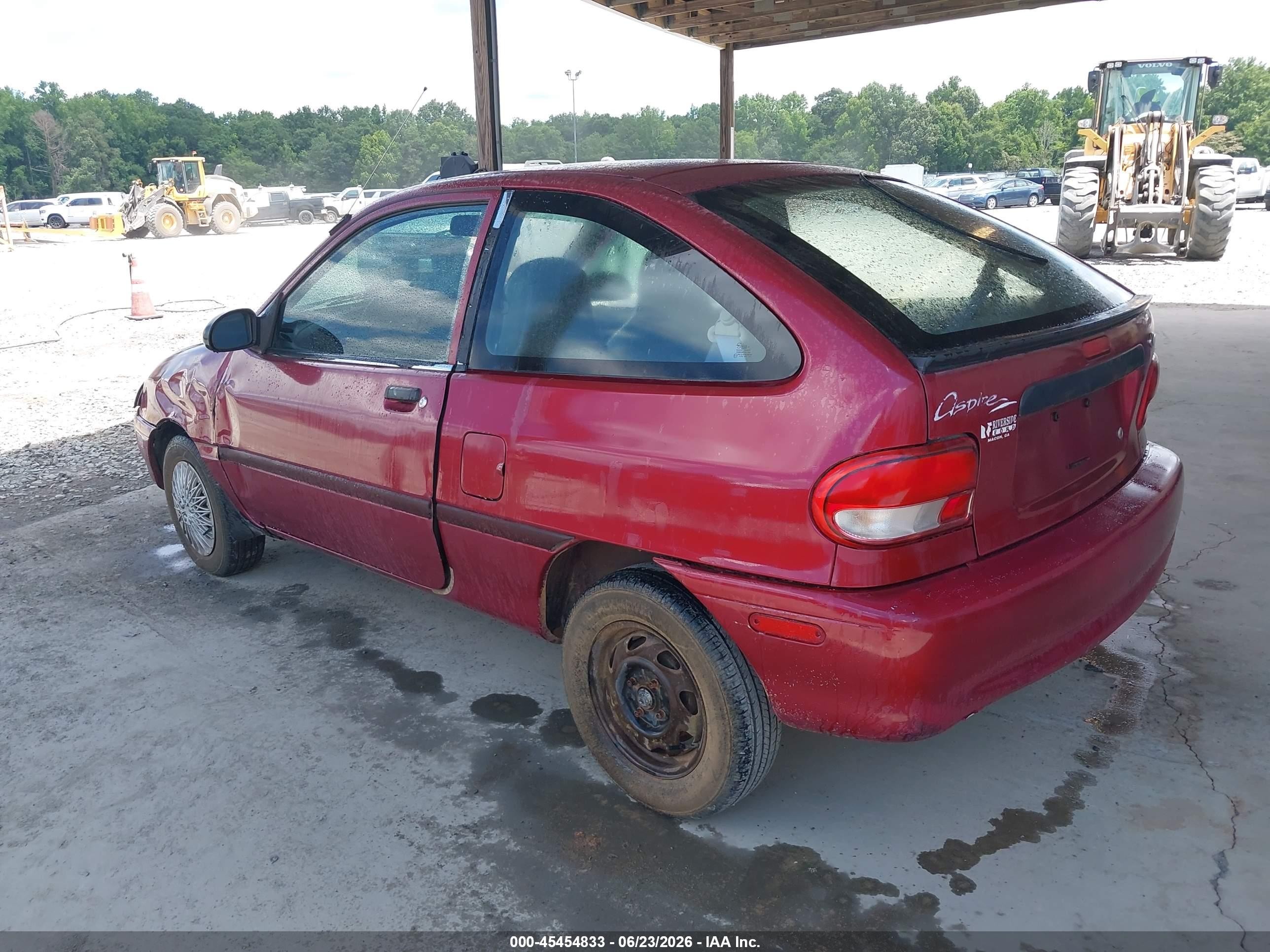 1997 Ford Aspire   Red vin: KNJLT05HXV6200095