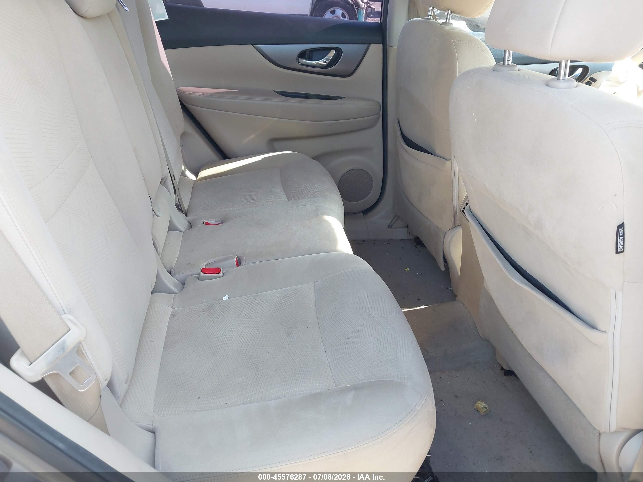 2015 Nissan Rogue S Gray vin: KNMAT2MT0FP505290