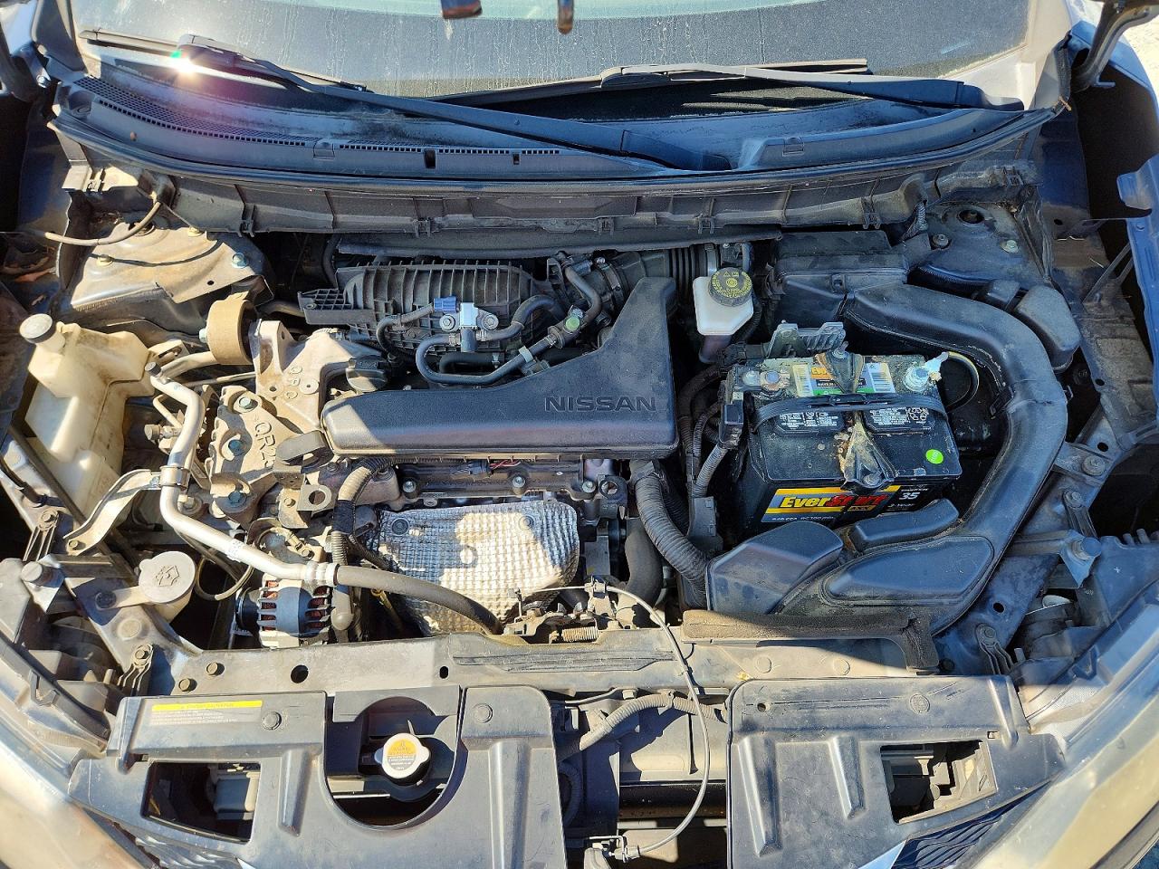 2015 Nissan Rogue S Blue vin: KNMAT2MT0FP515656