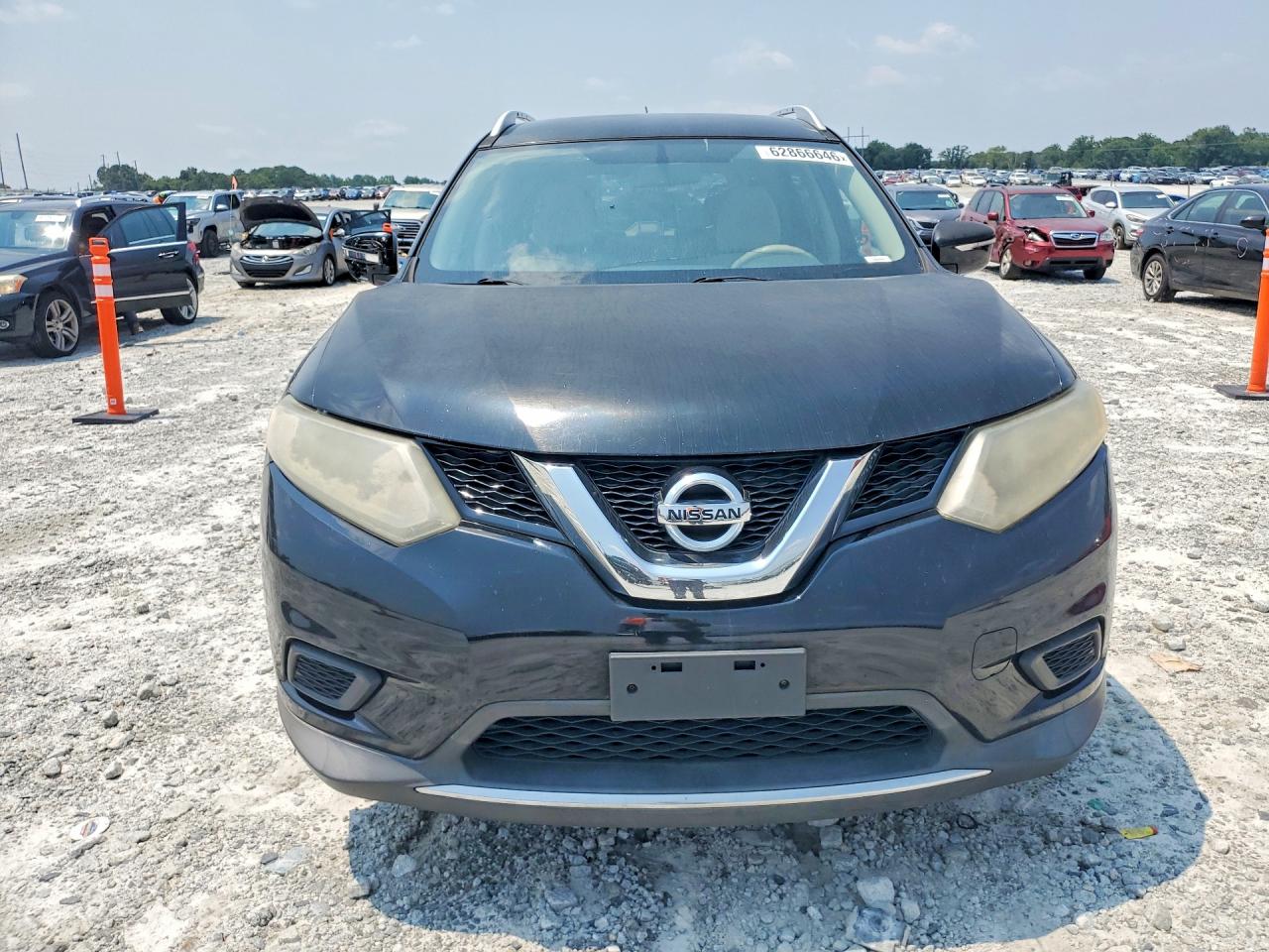 2015 Nissan Rogue Sv Black vin: KNMAT2MT0FP516743