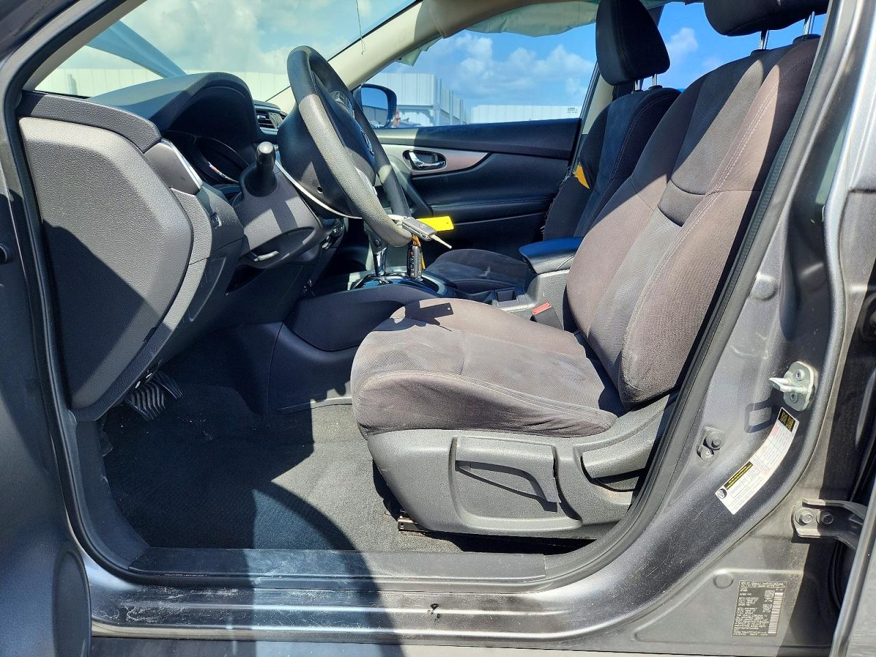 2015 Nissan Rogue S Gray vin: KNMAT2MT0FP523899