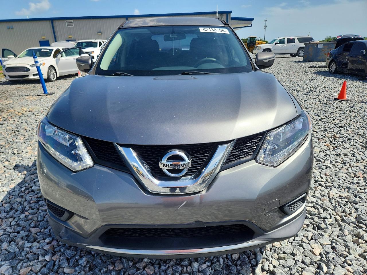 2015 Nissan Rogue S Gray vin: KNMAT2MT0FP523899