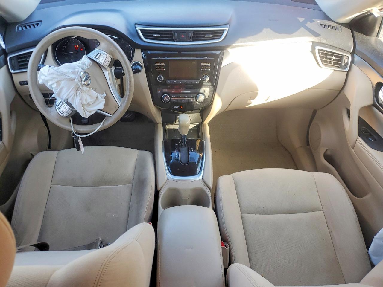 2015 Nissan Rogue Sv Красный vin: KNMAT2MT0FP555719