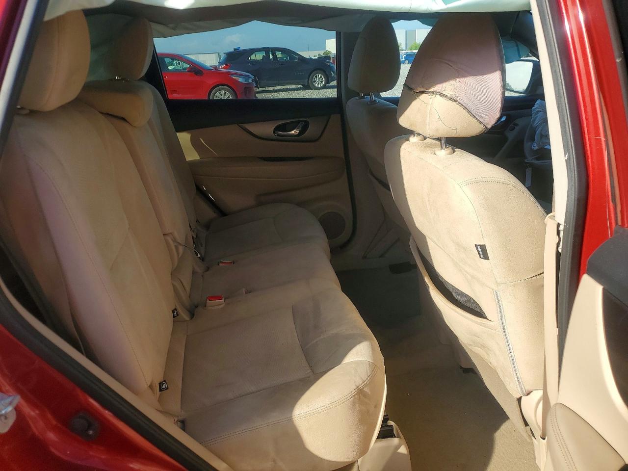 2015 Nissan Rogue Sv Красный vin: KNMAT2MT0FP555719