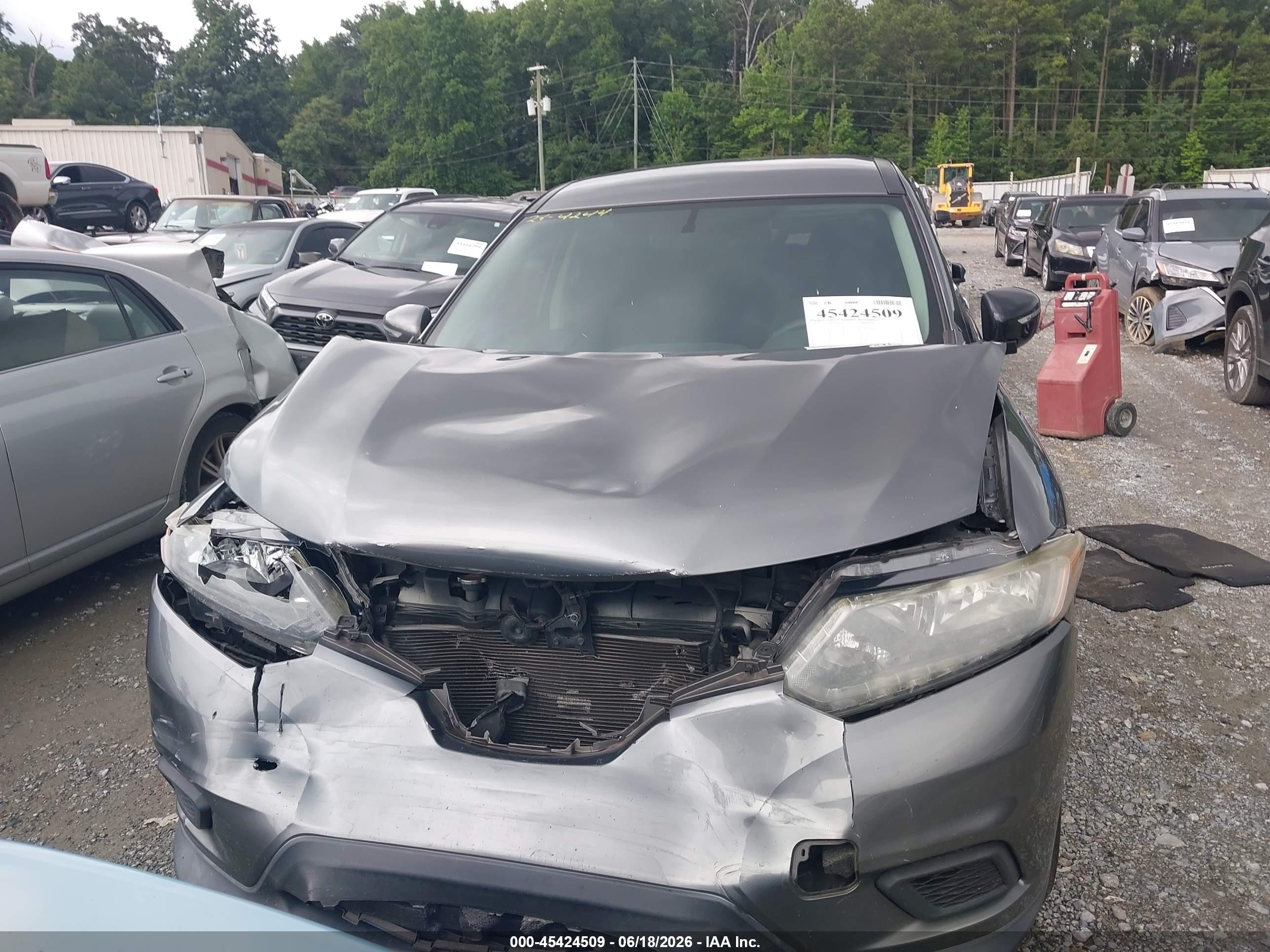 2015 Nissan Rogue S Gray vin: KNMAT2MT0FP558071