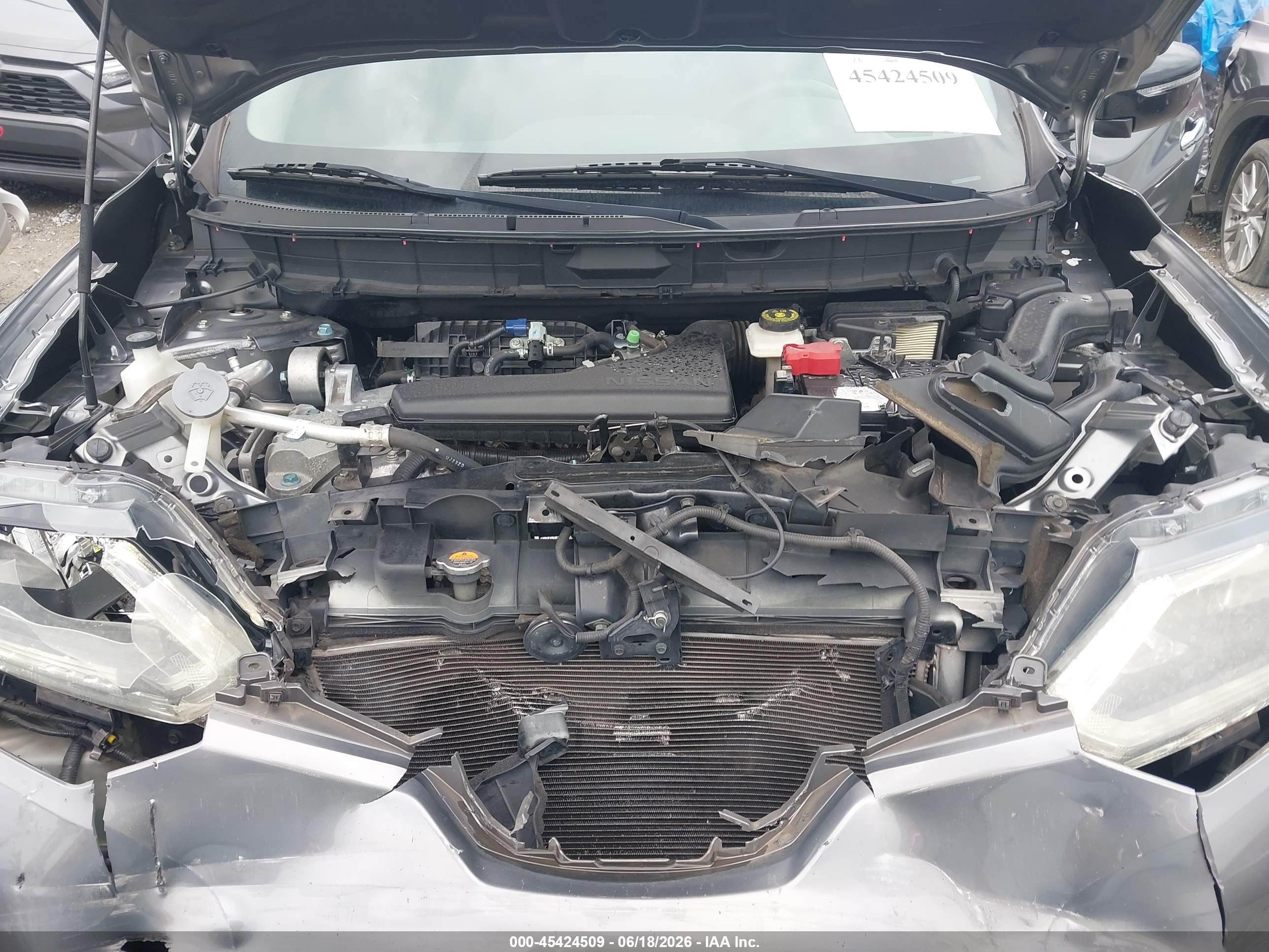 2015 Nissan Rogue S Gray vin: KNMAT2MT0FP558071