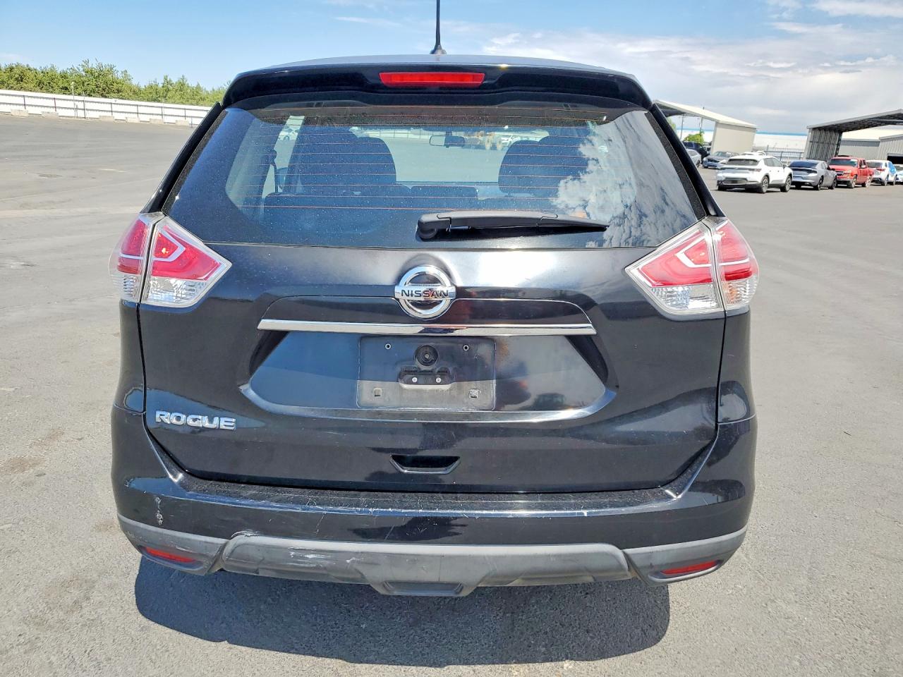 2015 Nissan Rogue S Black vin: KNMAT2MT0FP559298