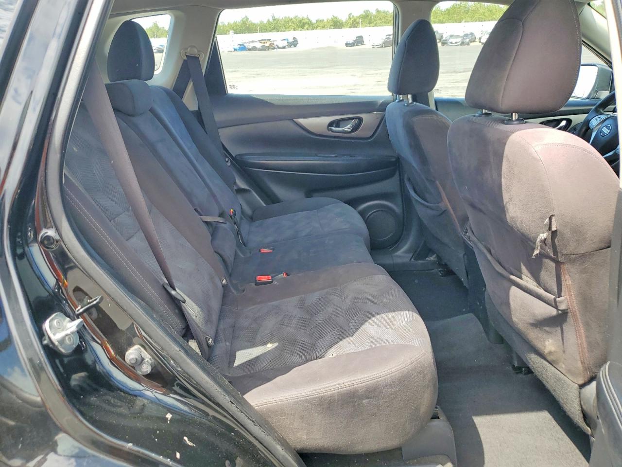 2015 Nissan Rogue S Black vin: KNMAT2MT0FP559298