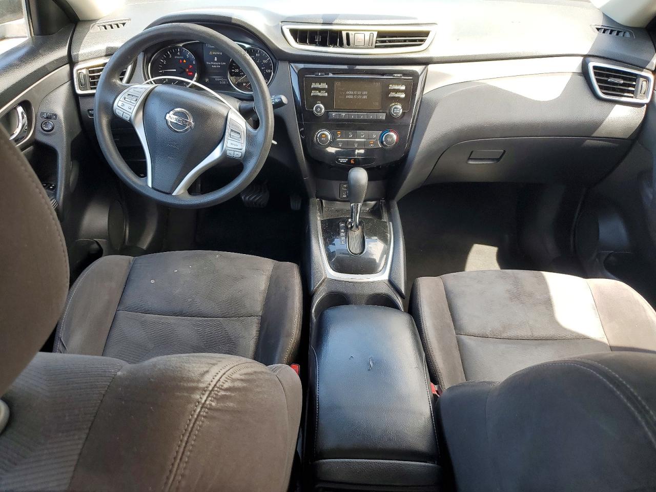2015 Nissan Rogue S Black vin: KNMAT2MT0FP559298