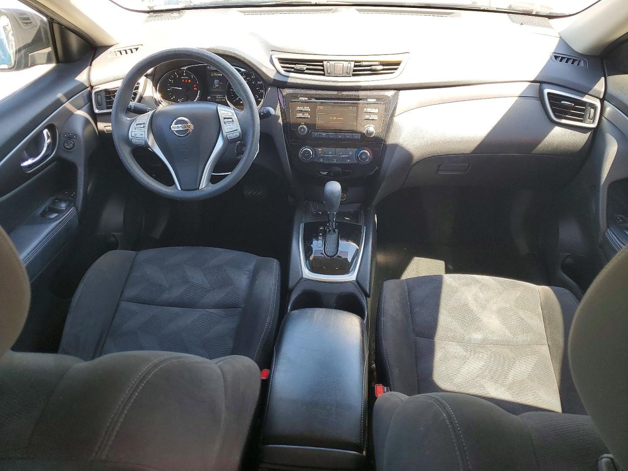 2015 Nissan Rogue S Black vin: KNMAT2MT0FP572827